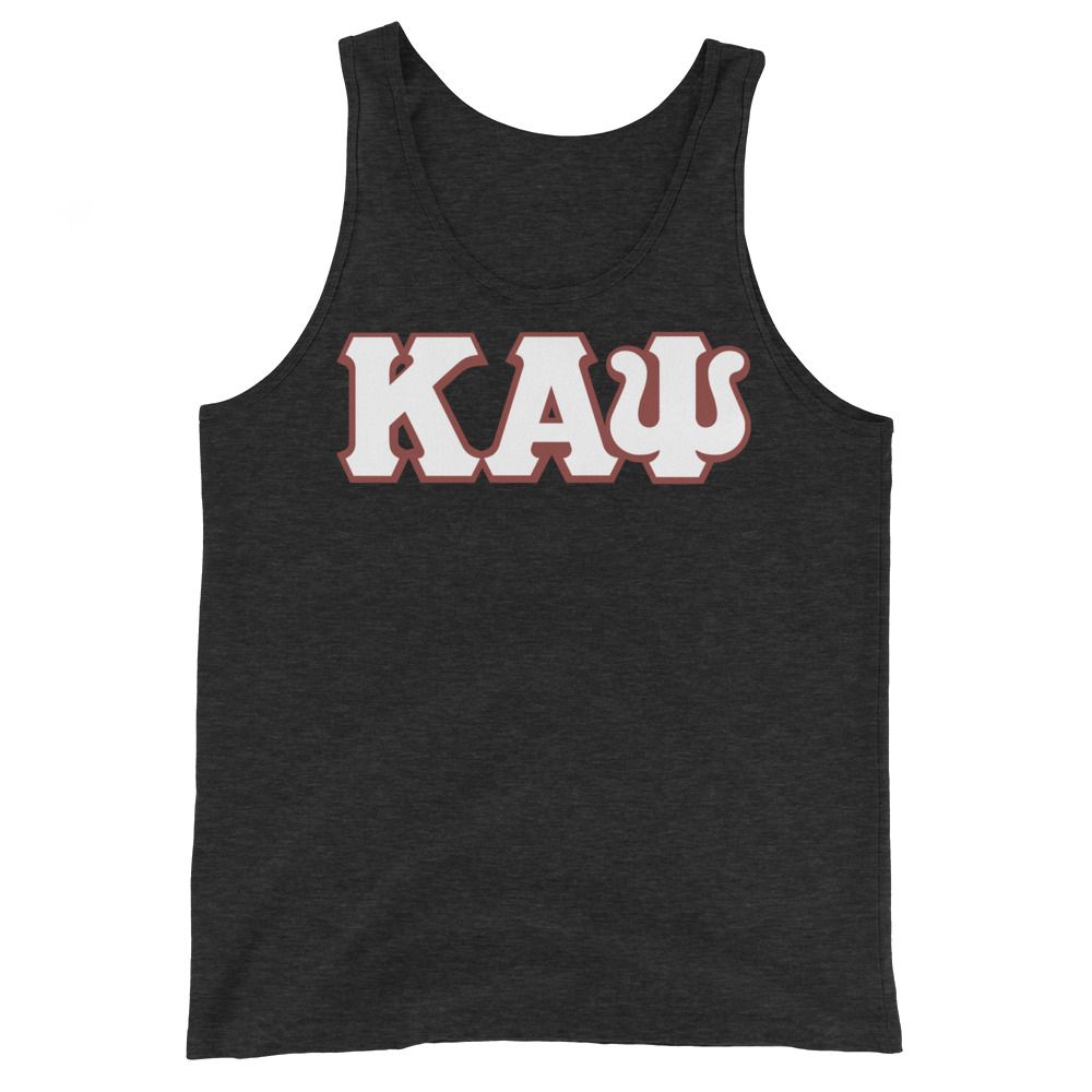 KAPsi Double Letter Men&#39;s Tank Top