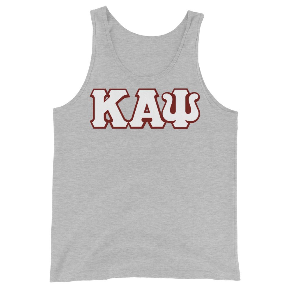 KAPsi Double Letter Men&#39;s Tank Top