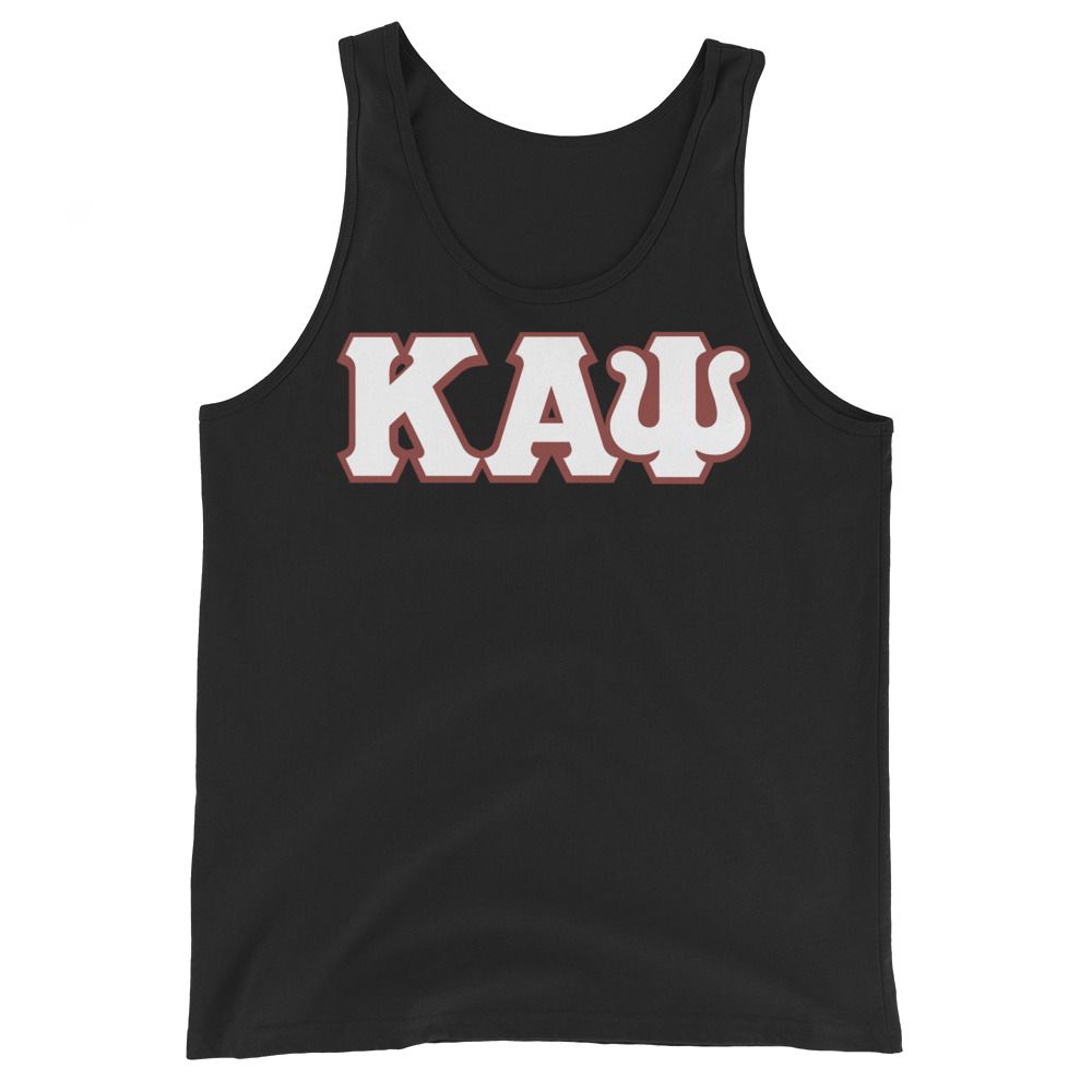 KAPsi Double Letter Men&#39;s Tank Top