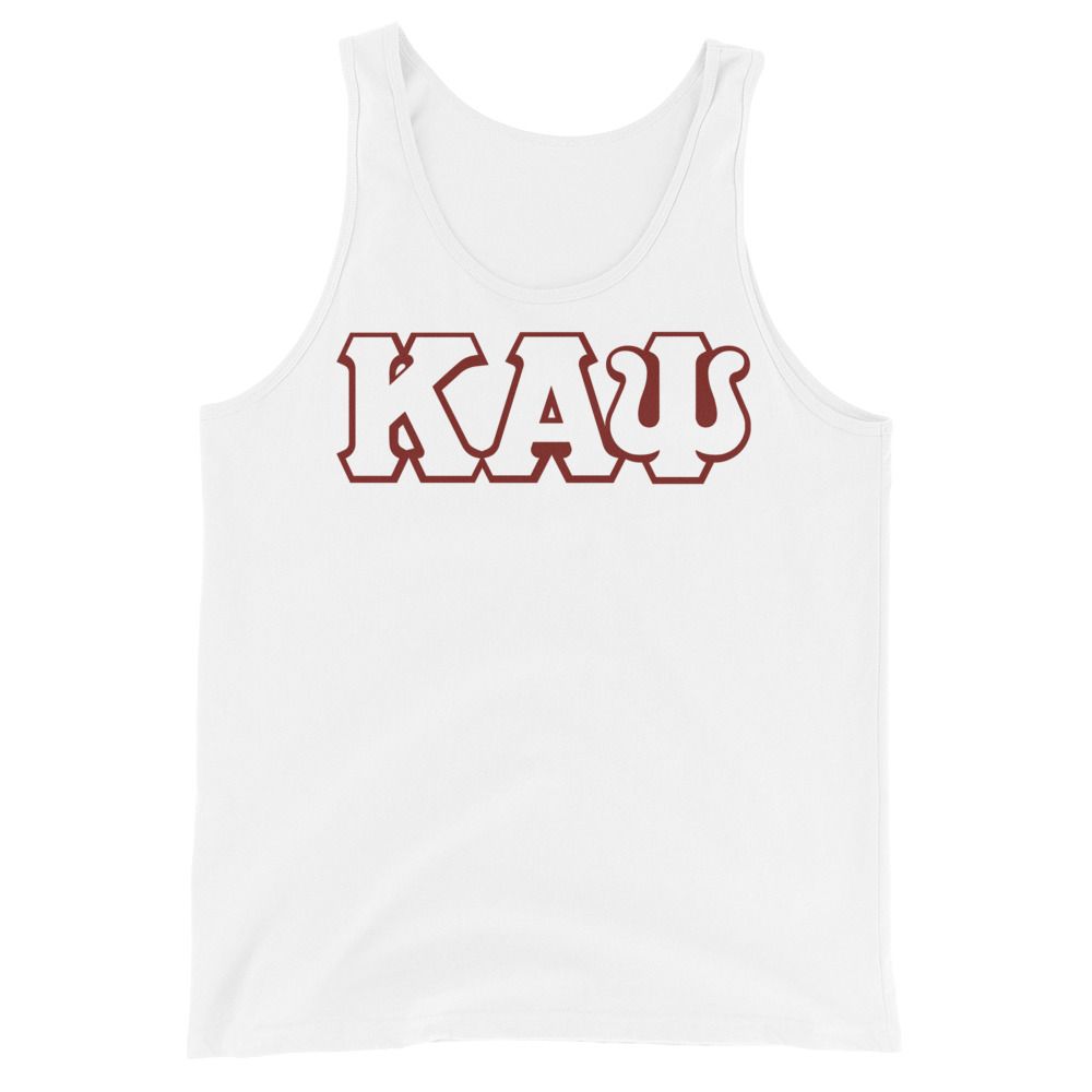 KAPsi Double Letter Men&#39;s Tank Top