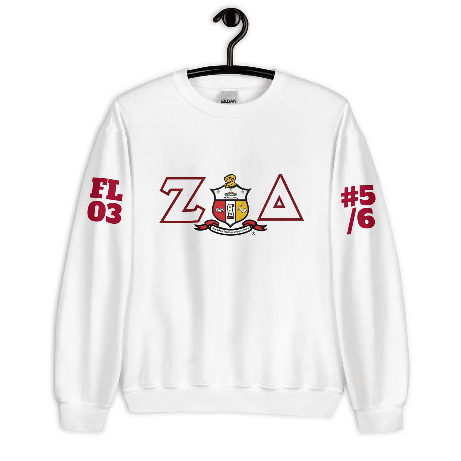 Customized Shield Sweatshirt w/Year &amp; Line Number