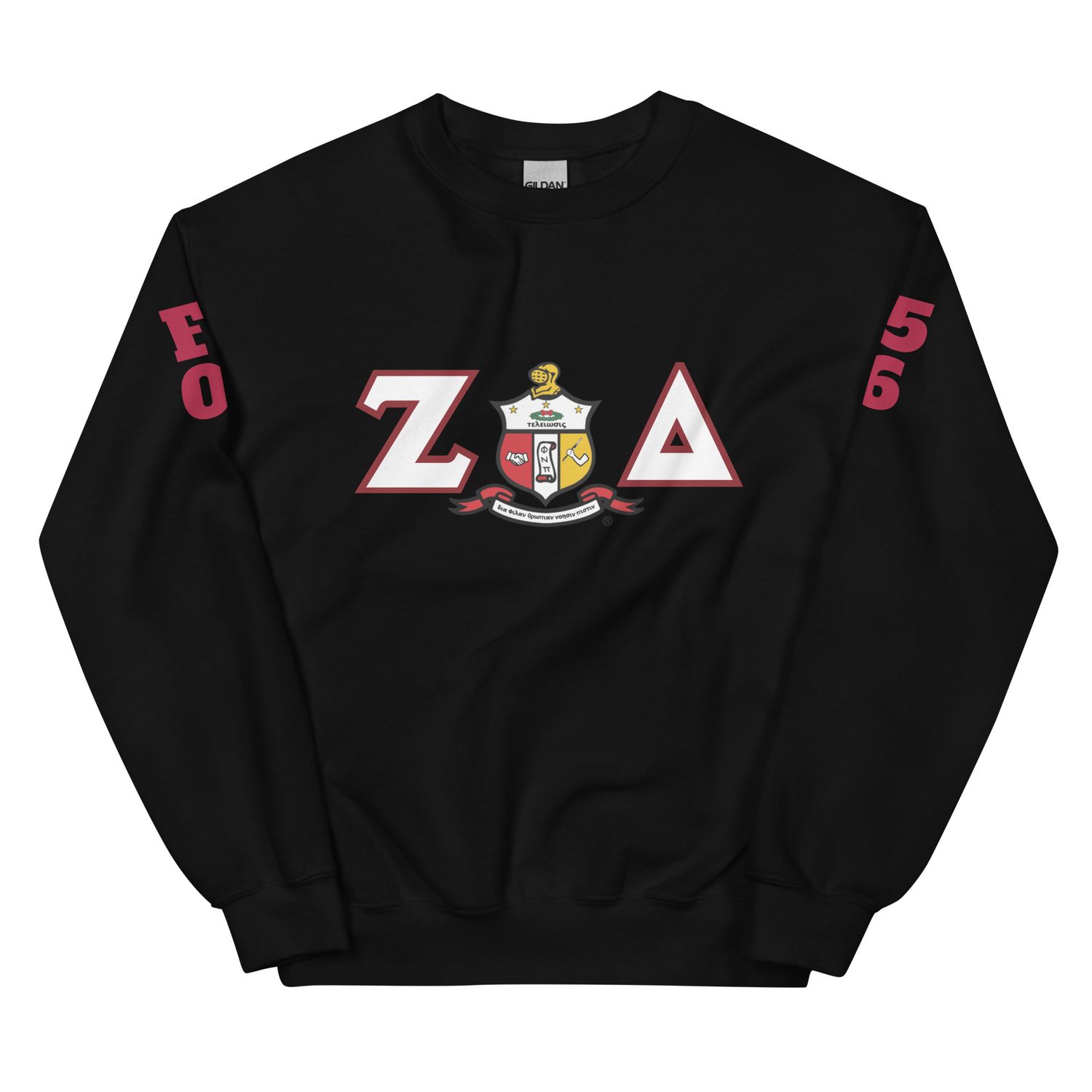 Customized Shield Sweatshirt w/Year &amp; Line Number