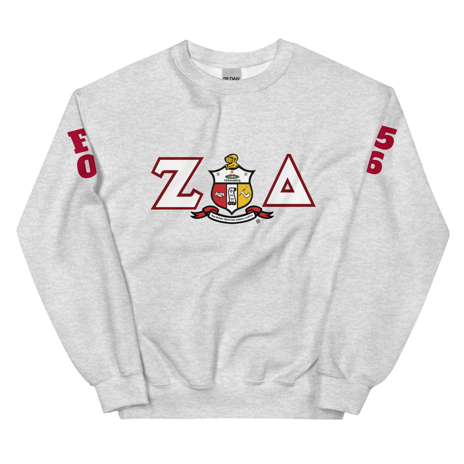 Customized Shield Sweatshirt w/Year &amp; Line Number