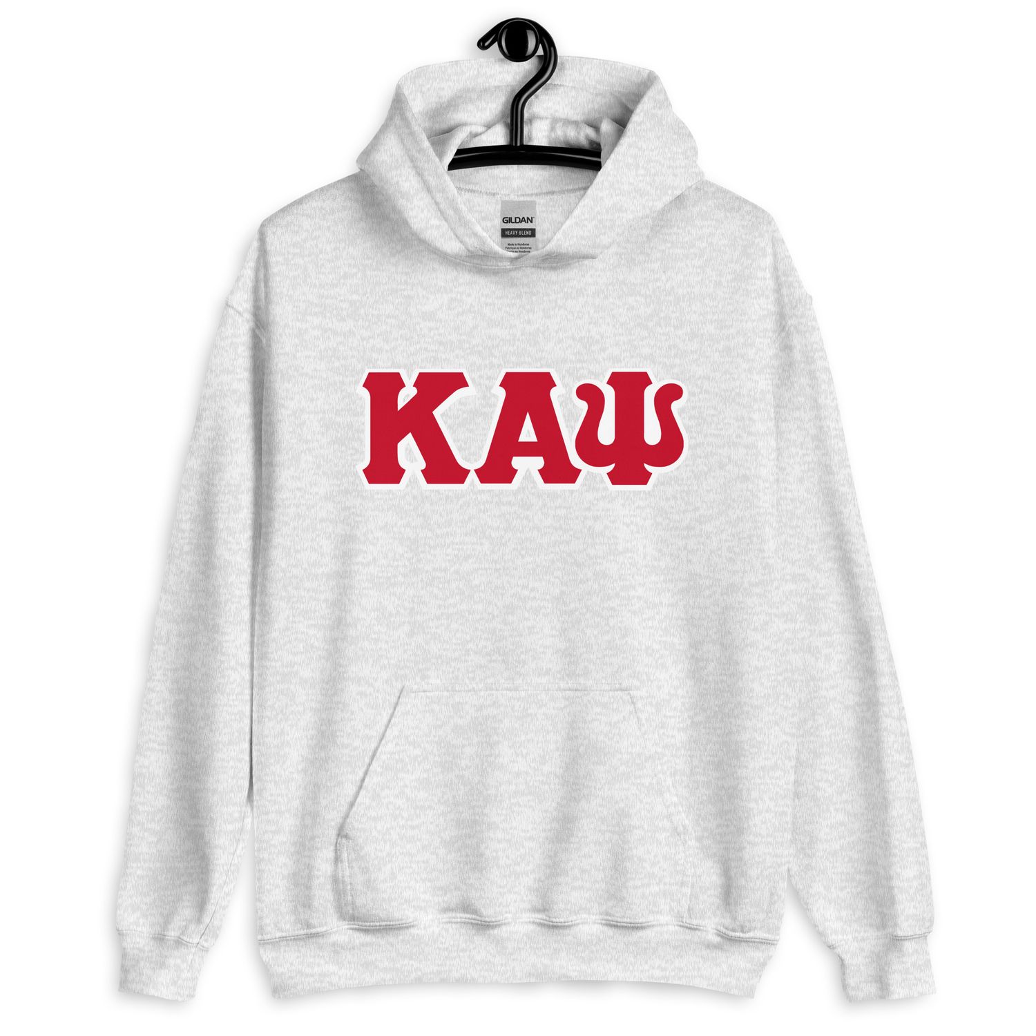 KAPsi (Bright Red) w/ White Trim Hoodie
