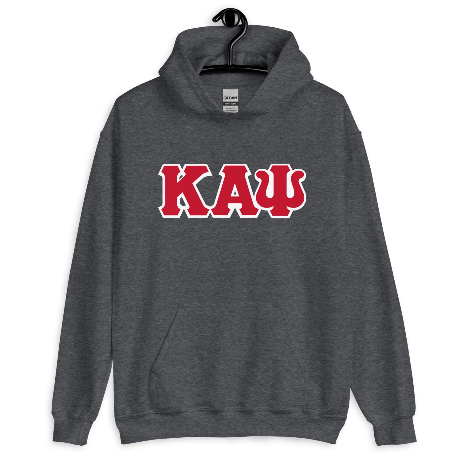 KAPsi (Bright Red) w/ White Trim Hoodie