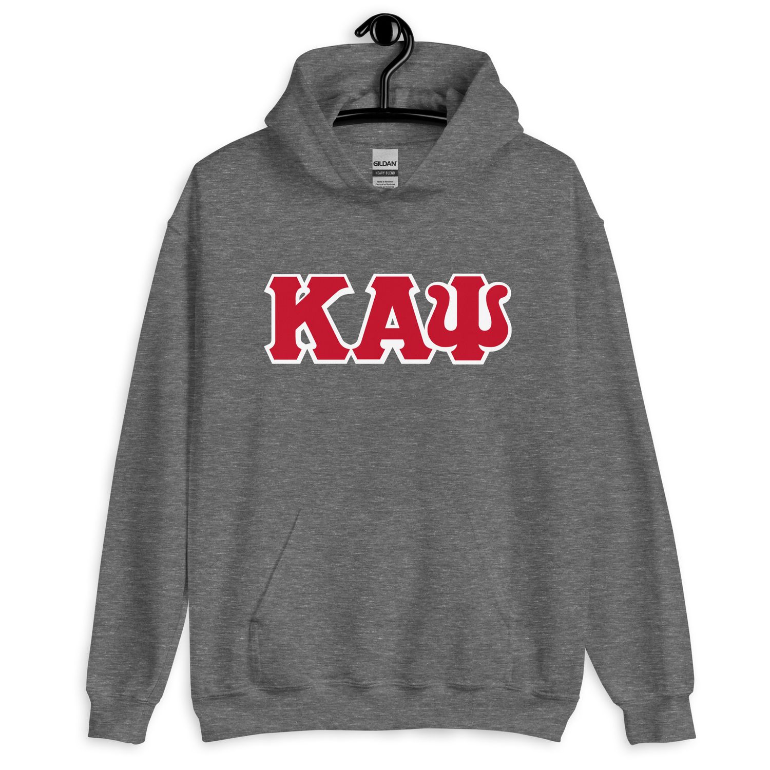 KAPsi (Bright Red) w/ White Trim Hoodie