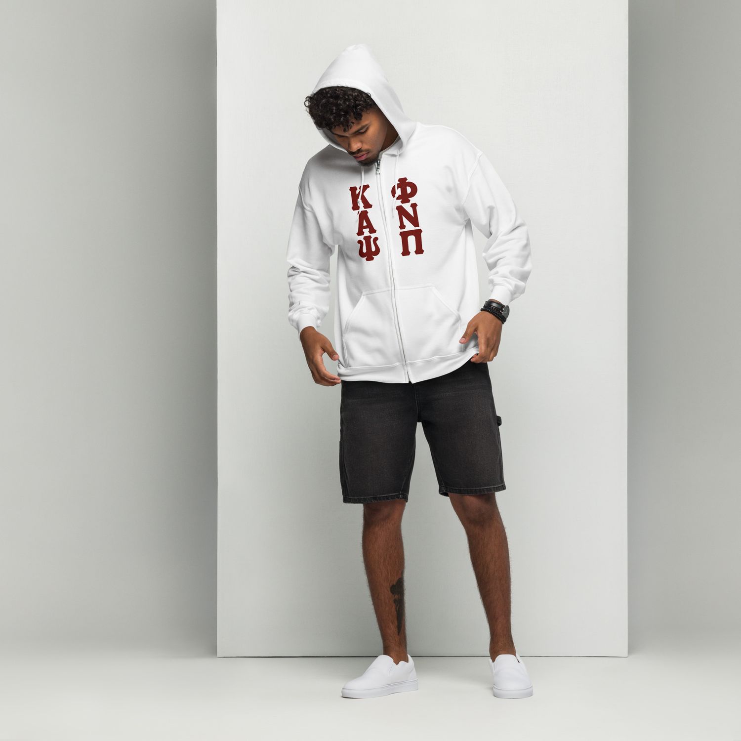 KAPsi / PNP heavy blend zip hoodie
