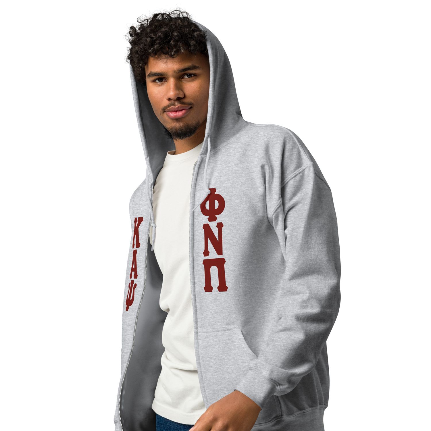 KAPsi / PNP heavy blend zip hoodie
