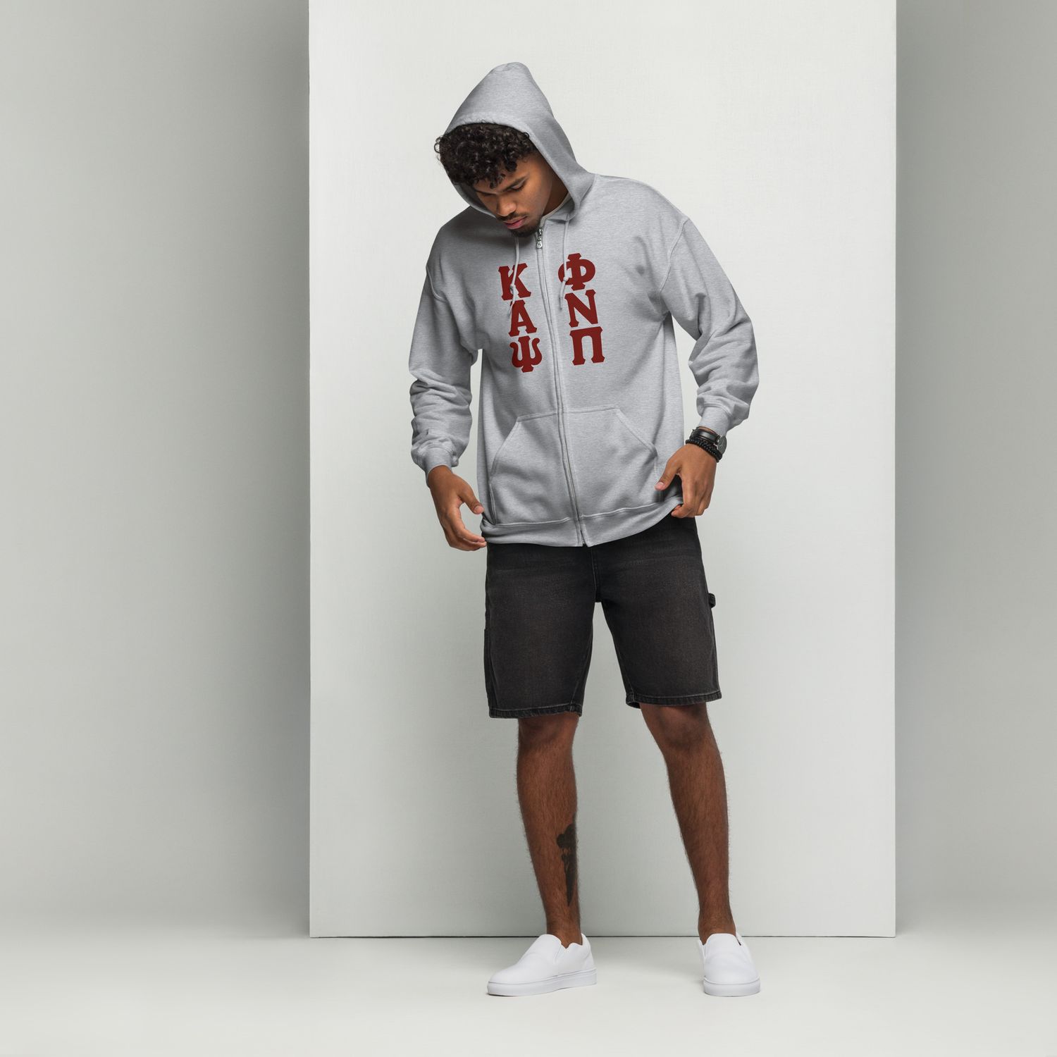 KAPsi / PNP heavy blend zip hoodie
