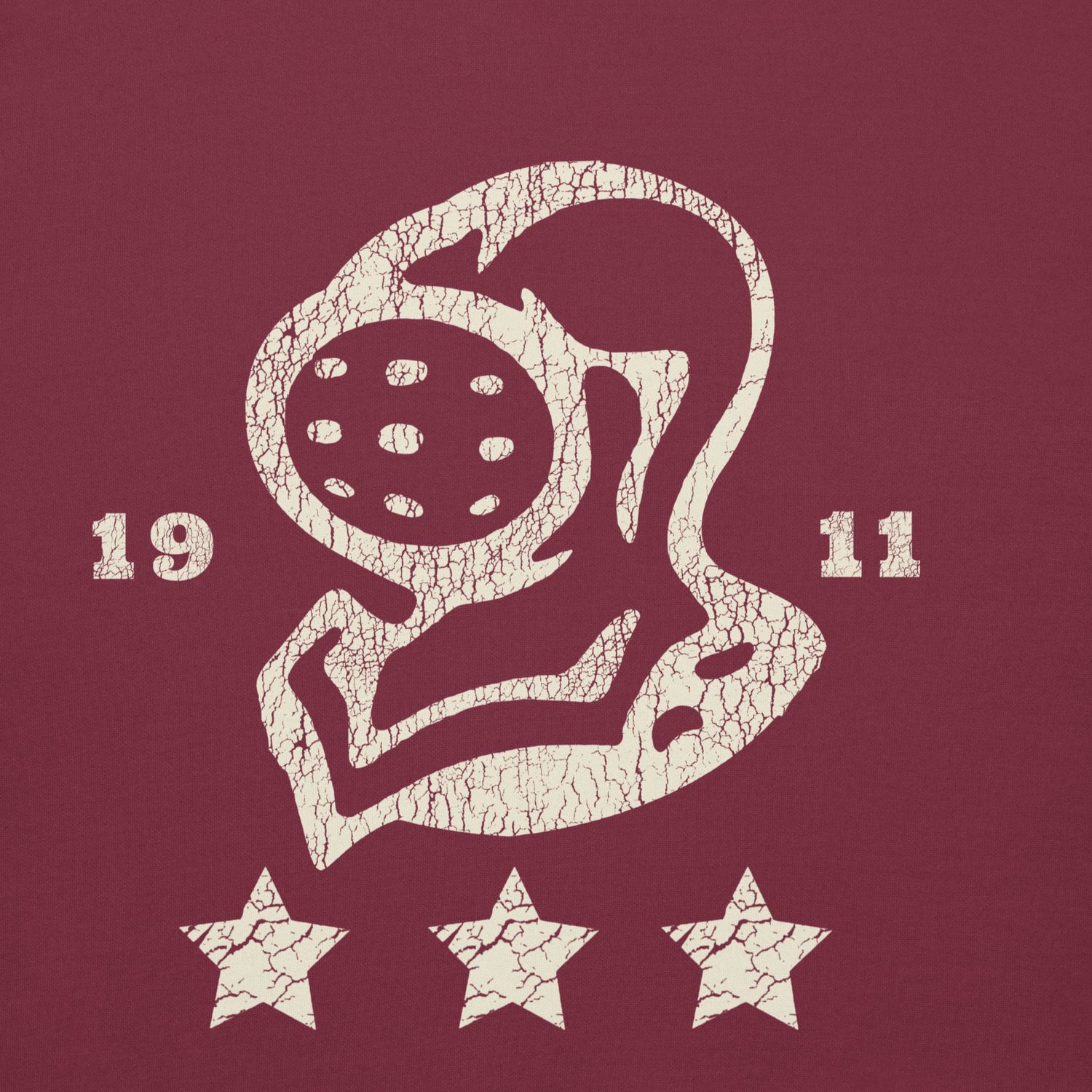 Vintage Knight Head With Stars Hoodie