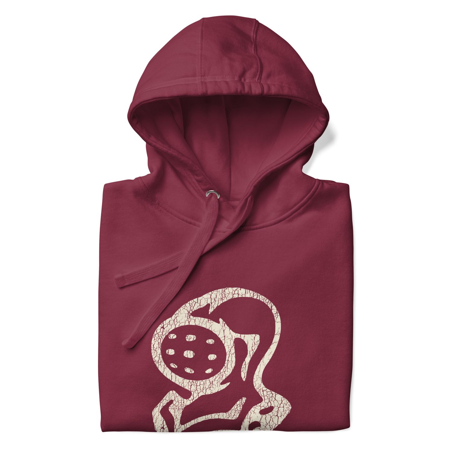 Vintage Knight Head From Shield Hoodie