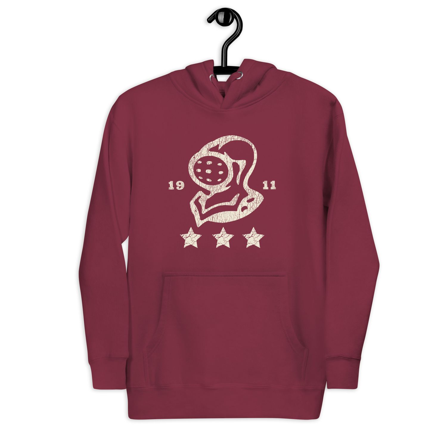 Vintage Knight Head With Stars Hoodie