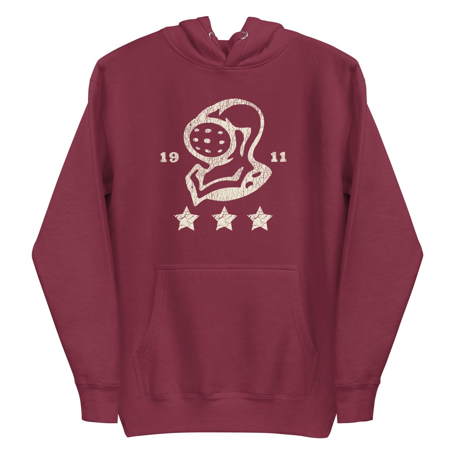 Vintage Knight Head With Stars Hoodie