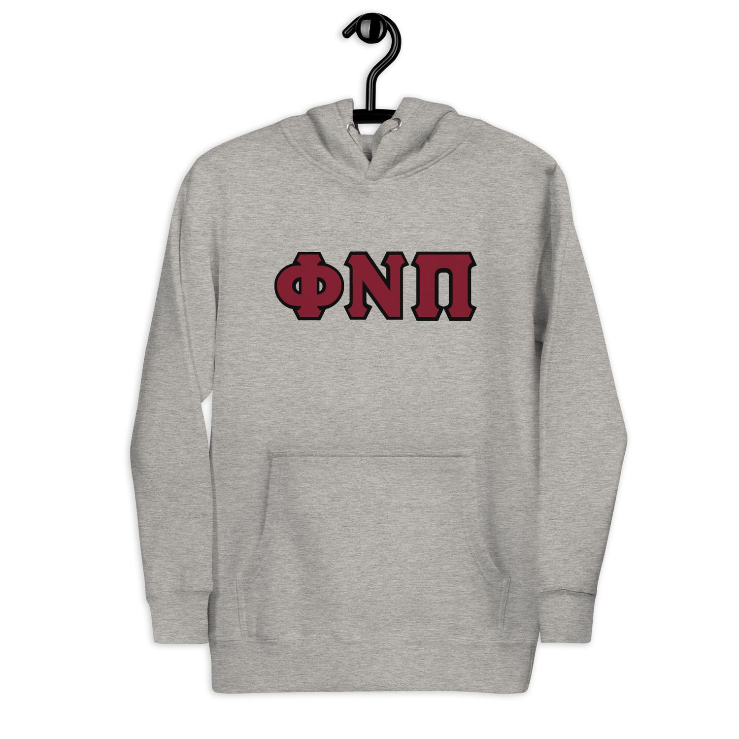 Phi Nu Pi w/ black outline Hoodie