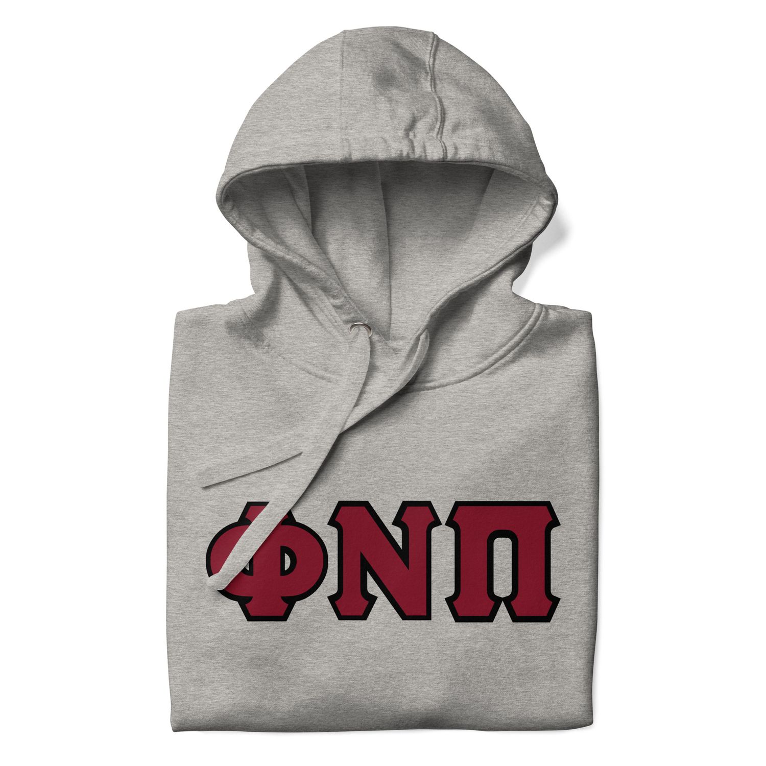 Phi Nu Pi w/ black outline Hoodie