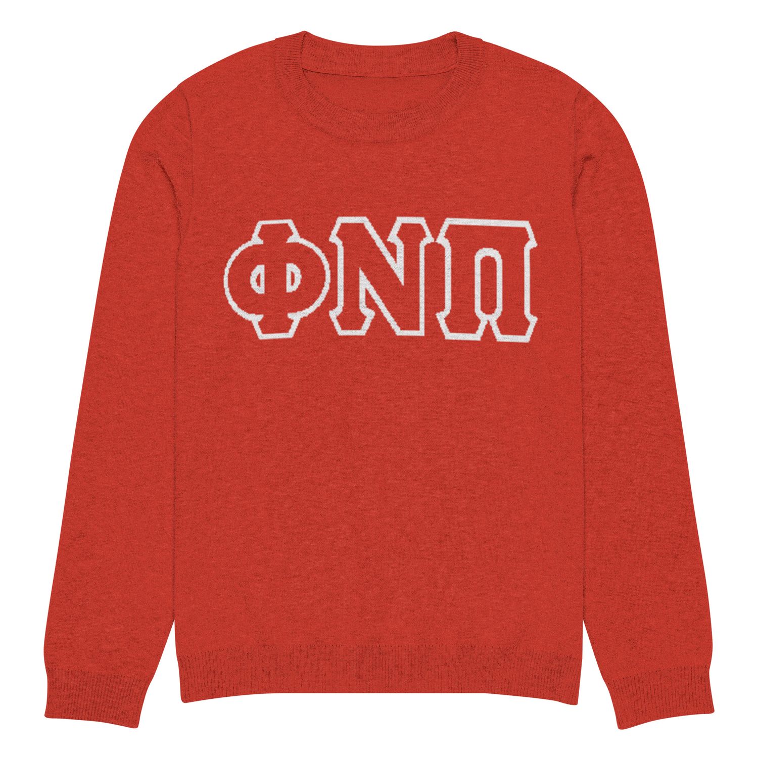 PNP Red Knitted crew neck sweater