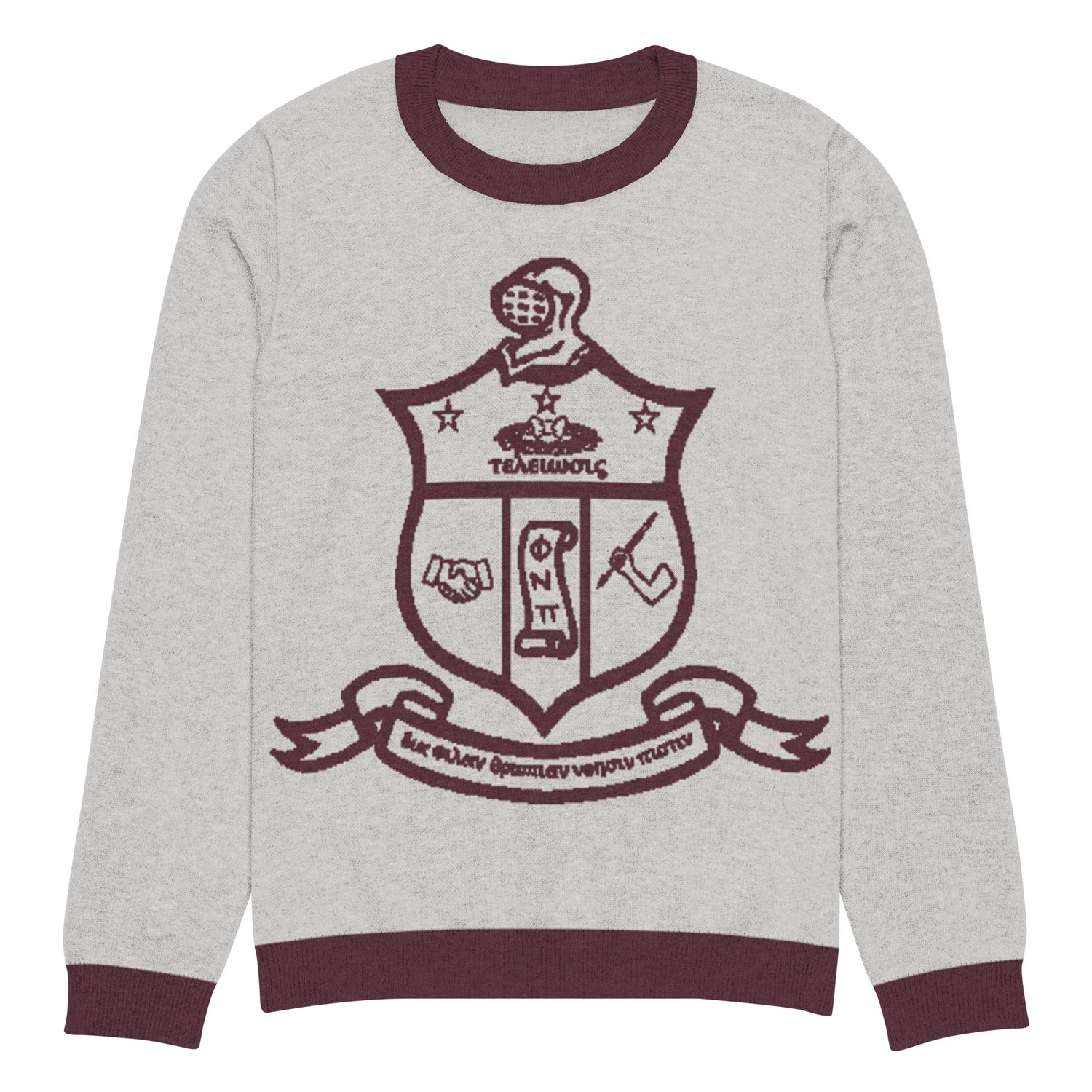 Kappa Shield Knitted Crew Neck Sweater