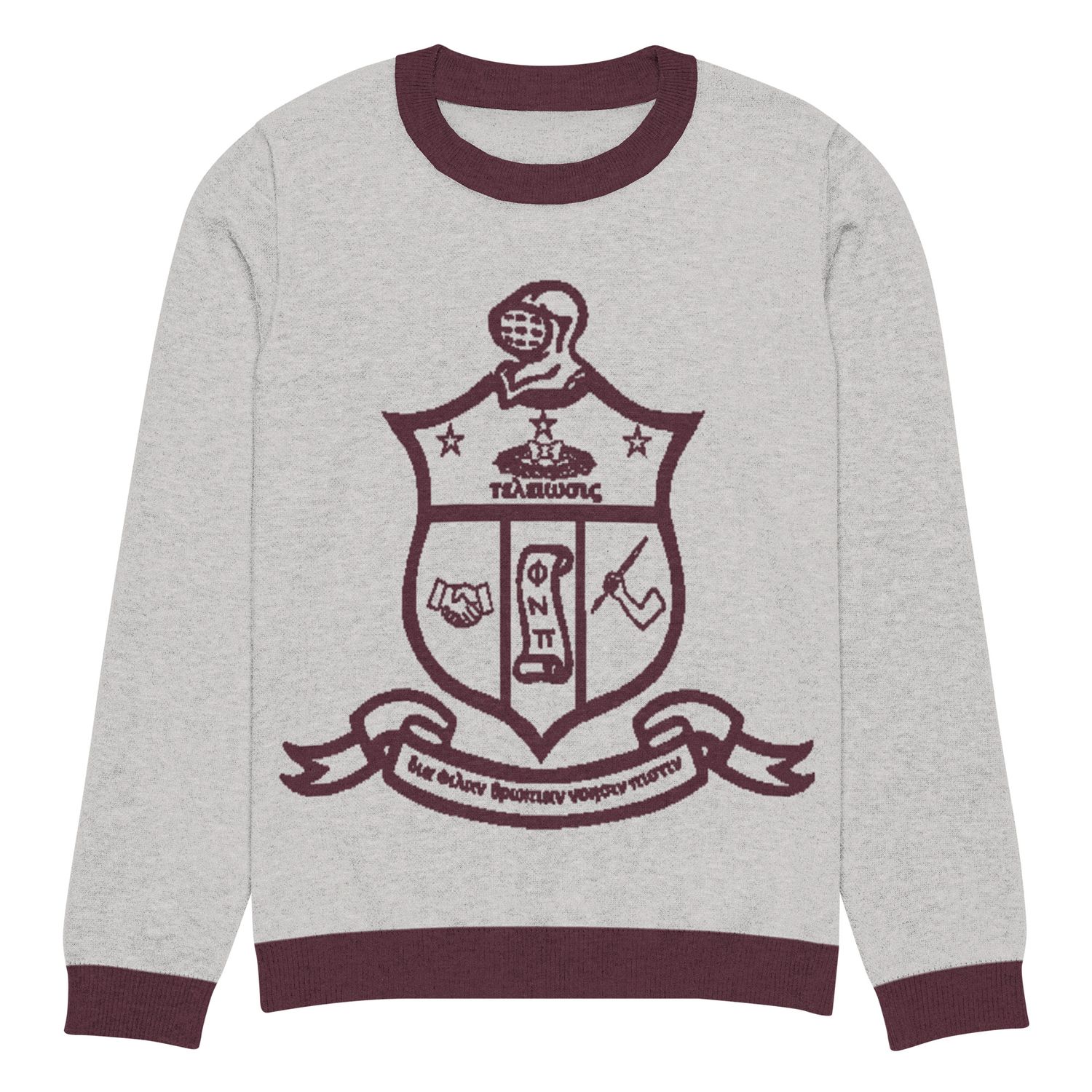 Kappa Shield Knitted Crew Neck Sweater
