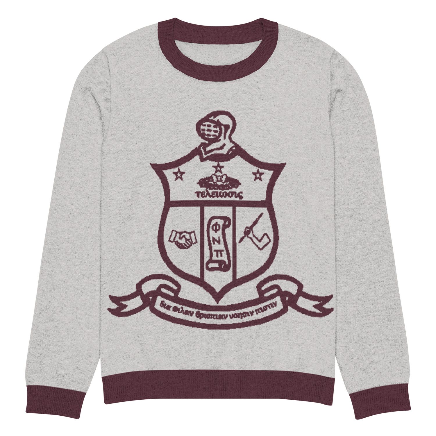 Kappa Shield Knitted Crew Neck Sweater