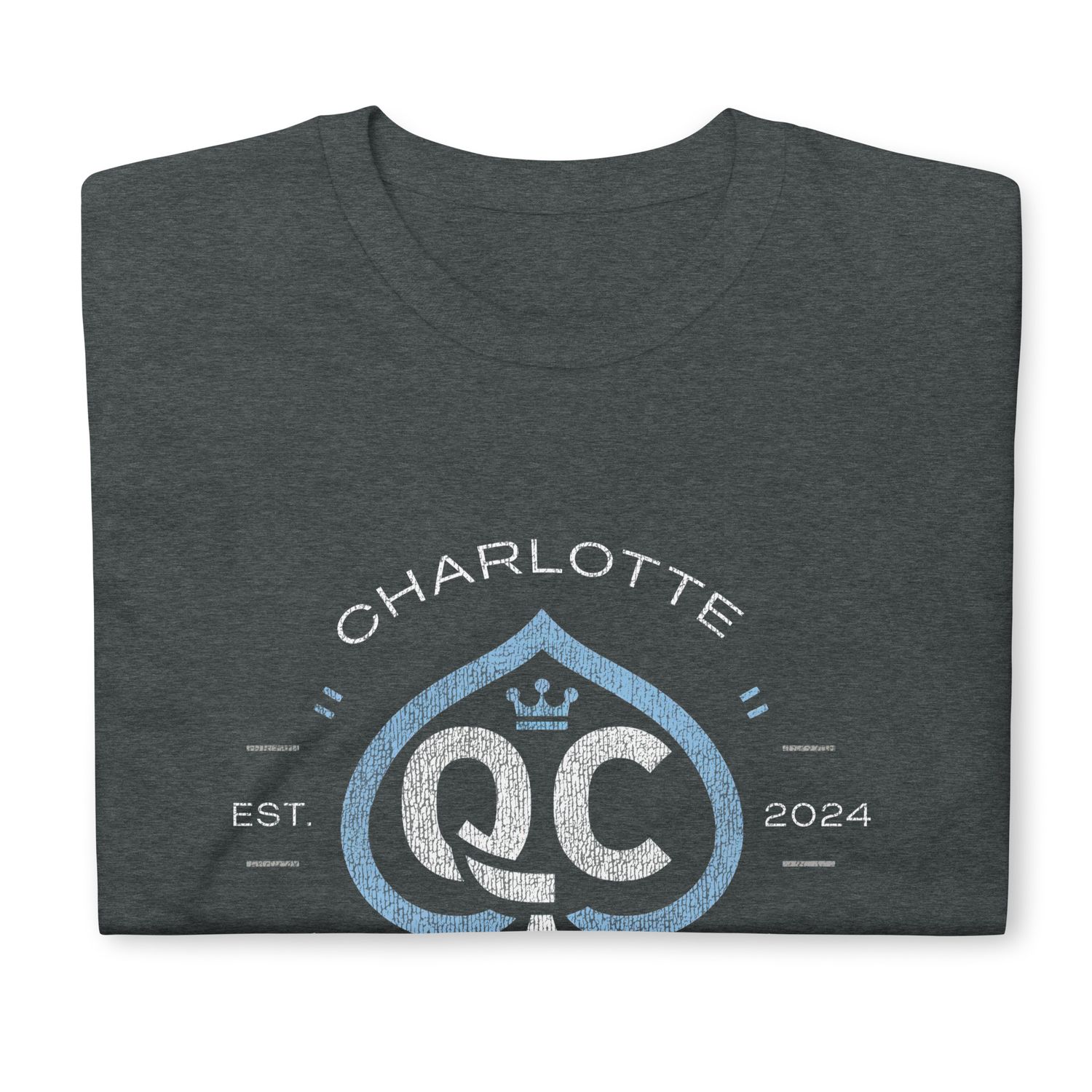Logo no.1 (Distressed Style) Charlotte Spades Club Unisex T-Shirt