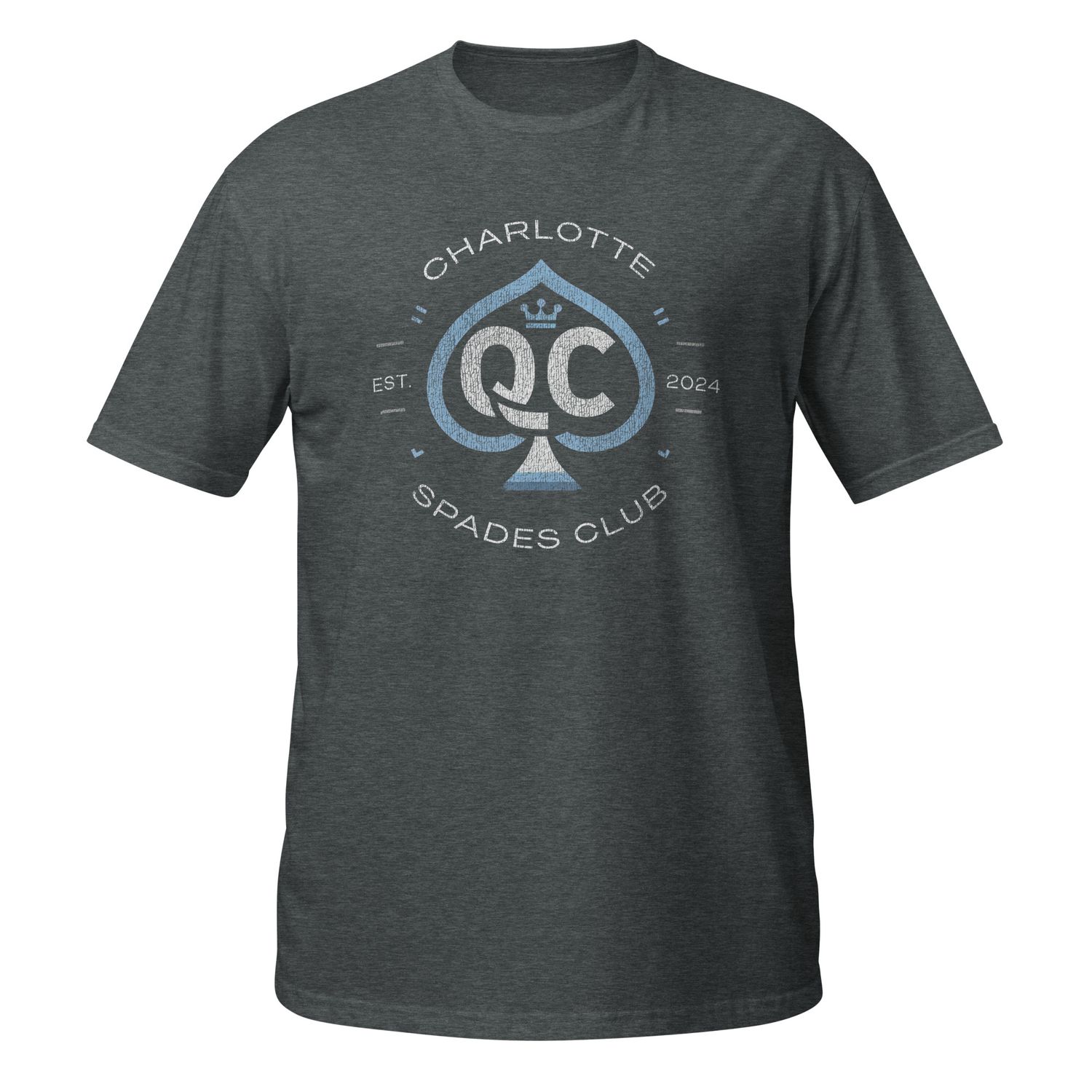 Logo no.1 (Distressed Style) Charlotte Spades Club Unisex T-Shirt