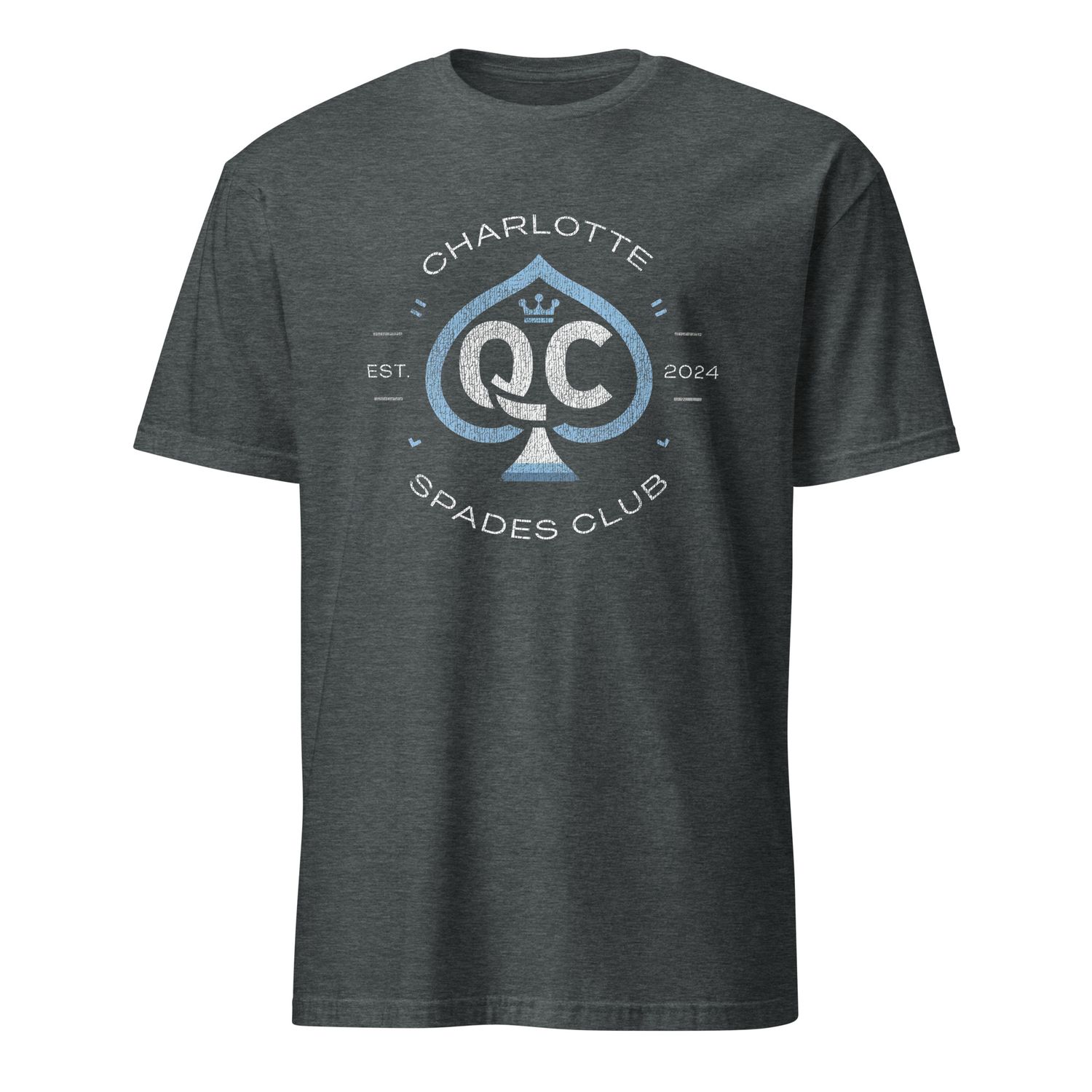 Logo no.1 (Distressed Style) Charlotte Spades Club Unisex T-Shirt