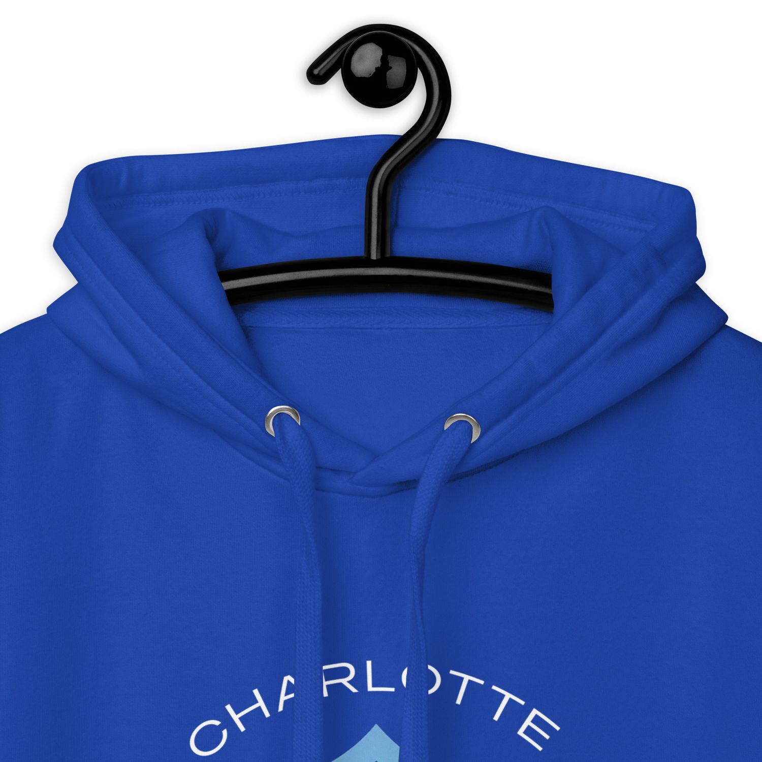 Logo no.1 (Non Distressed Style) Charlotte Spades Club Unisex Hoodie