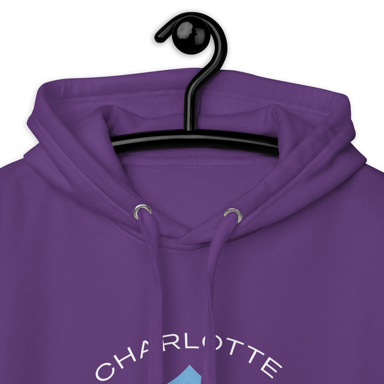 Logo no.1 (Non Distressed Style) Charlotte Spades Club Unisex Hoodie