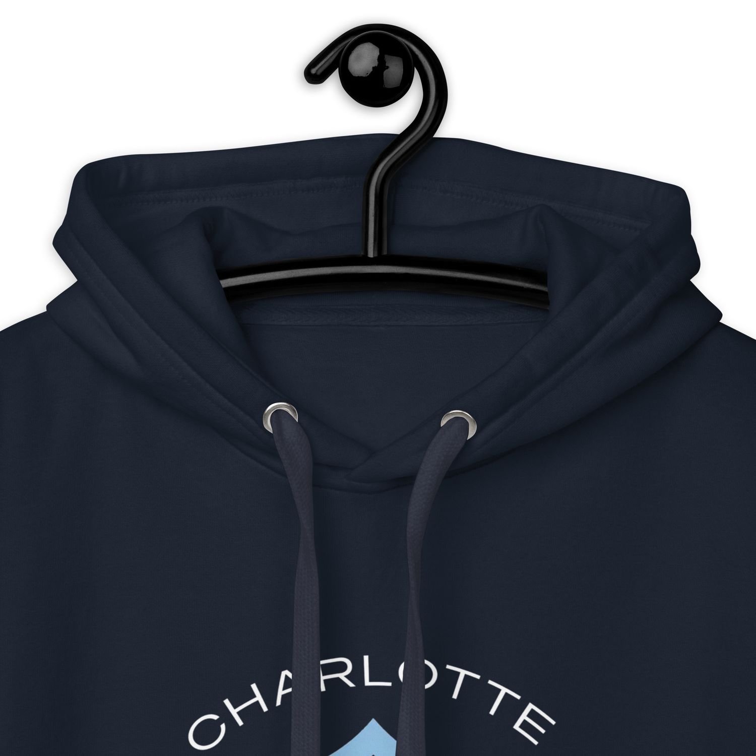 Logo no.1 (Non Distressed Style) Charlotte Spades Club Unisex Hoodie