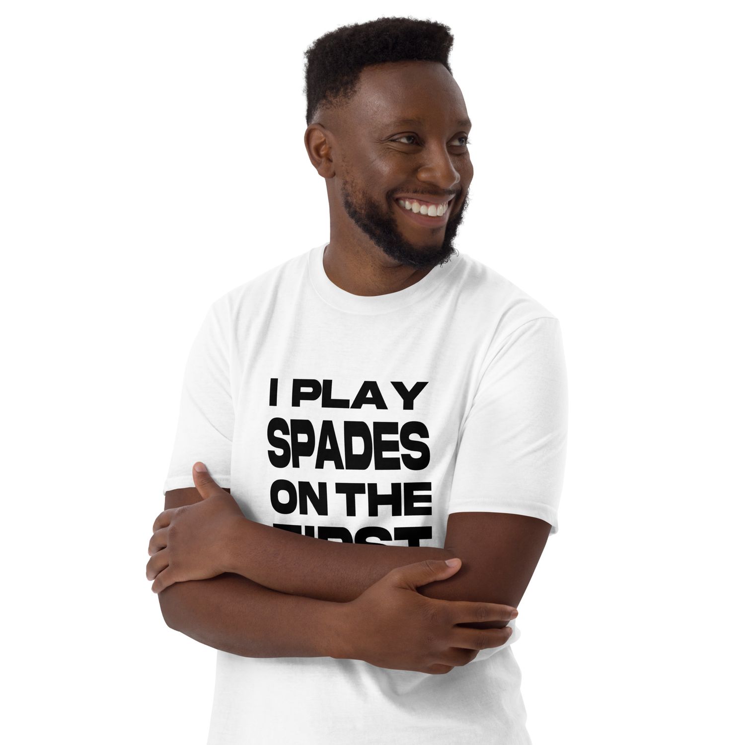 Spades On First Date (Black Font) Unisex T-Shirt