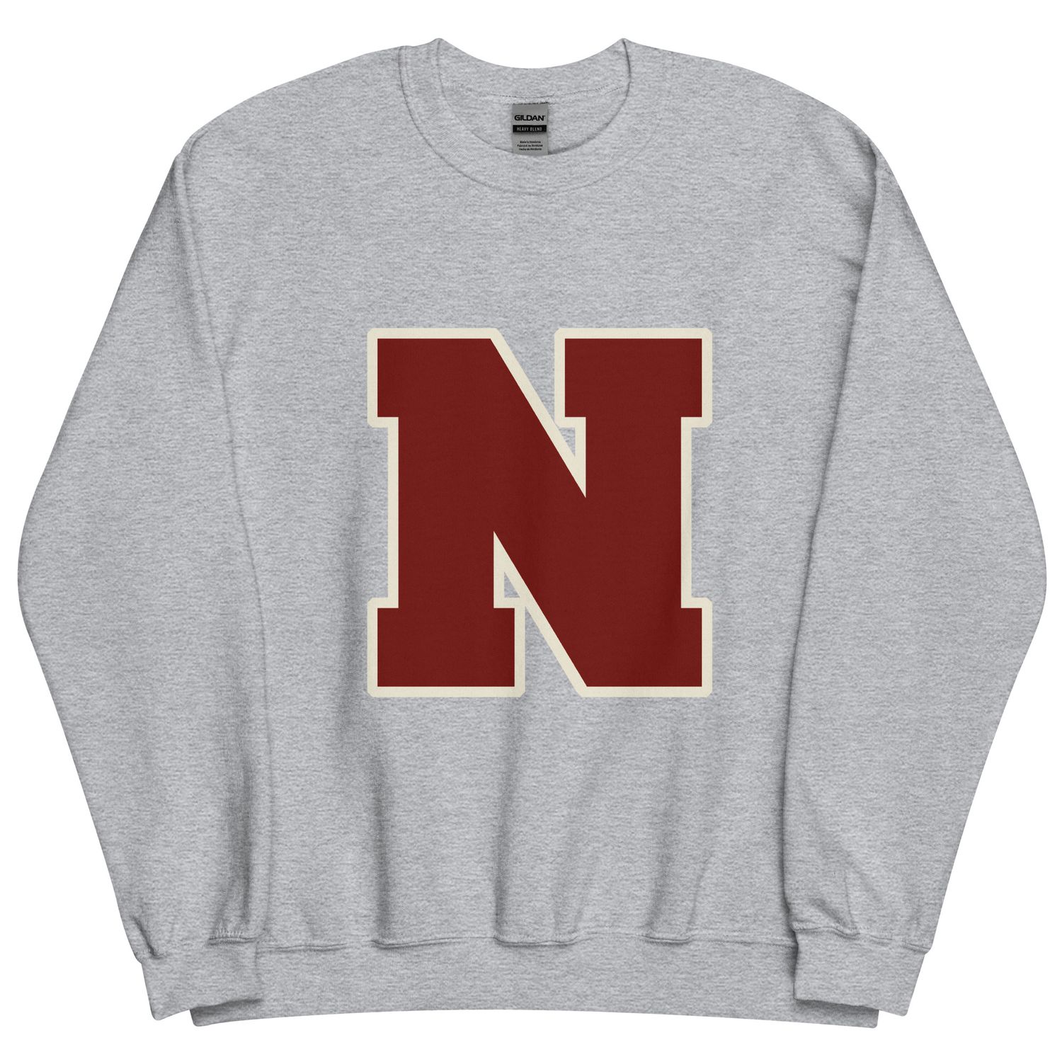 Large Letter N w/ Stroke Sweatshirt