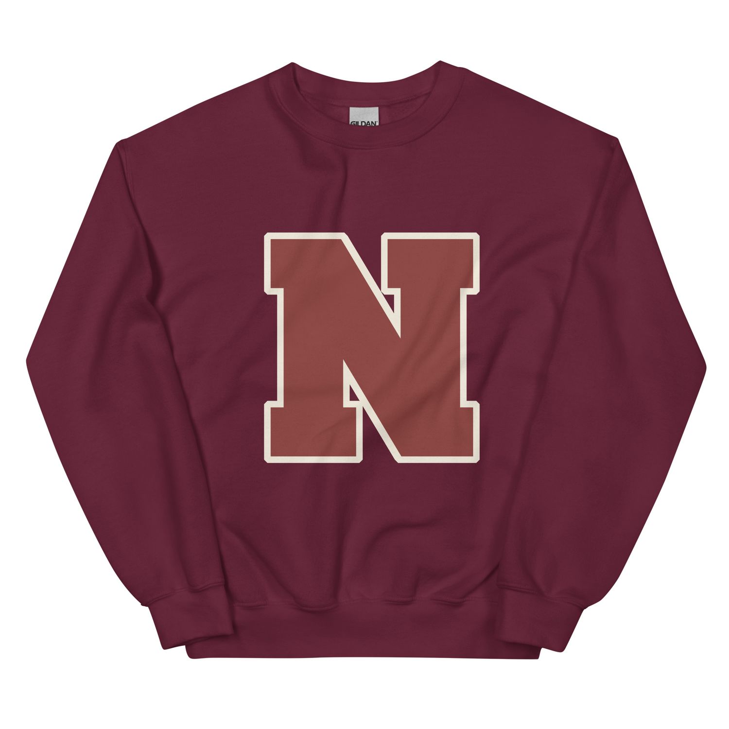 Large Letter N w/ Stroke Sweatshirt