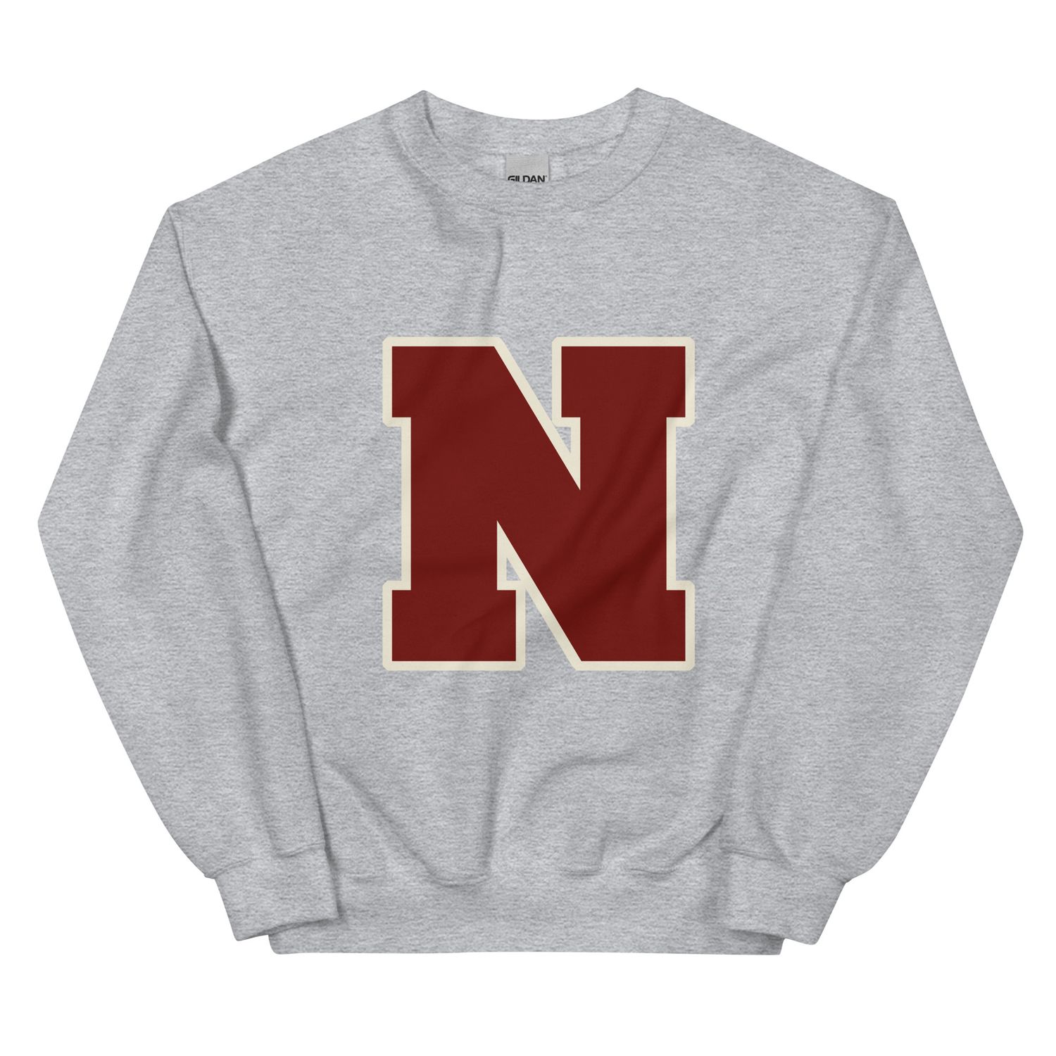 Large Letter N w/ Stroke Sweatshirt