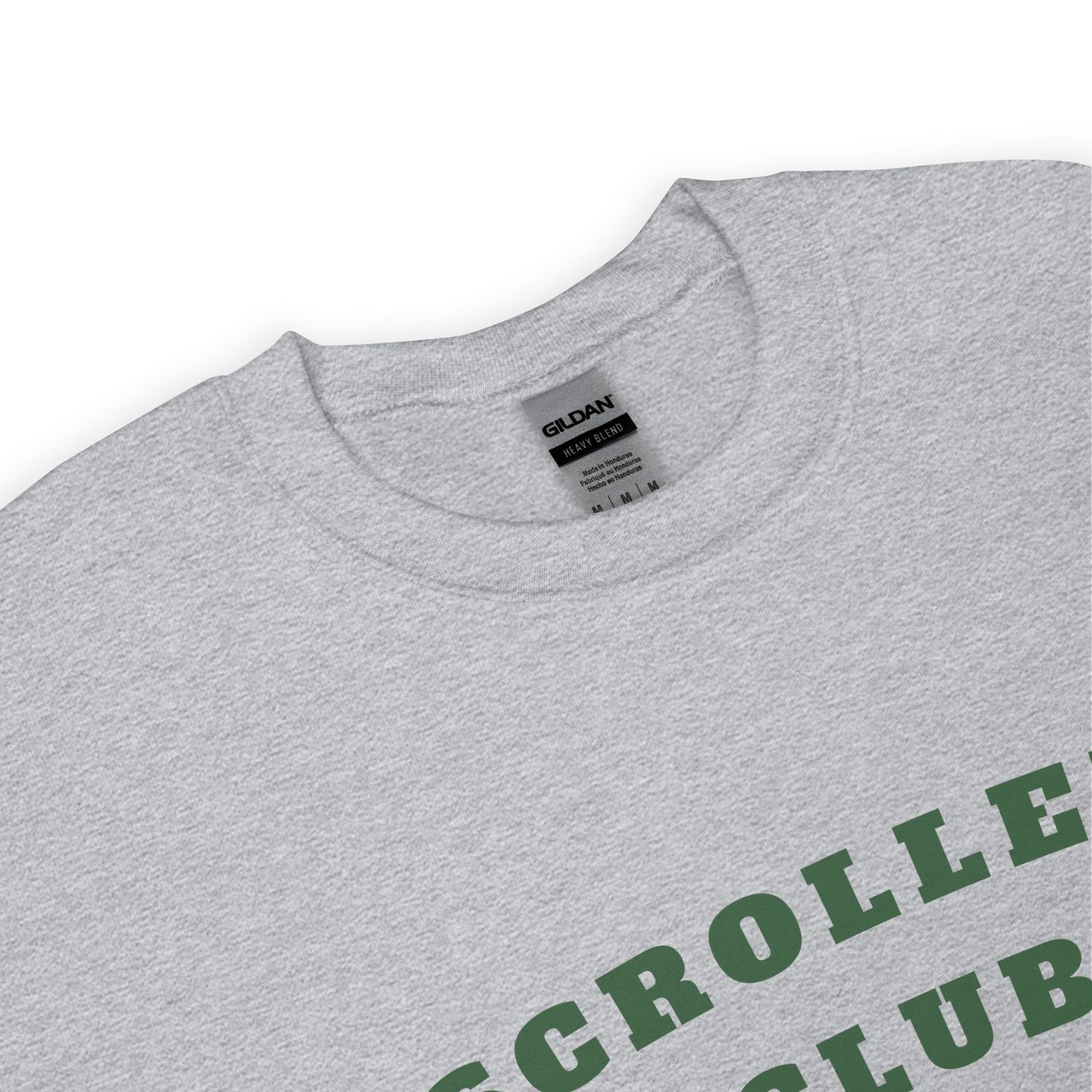 Scrollers Club Green Font Sweatshirt