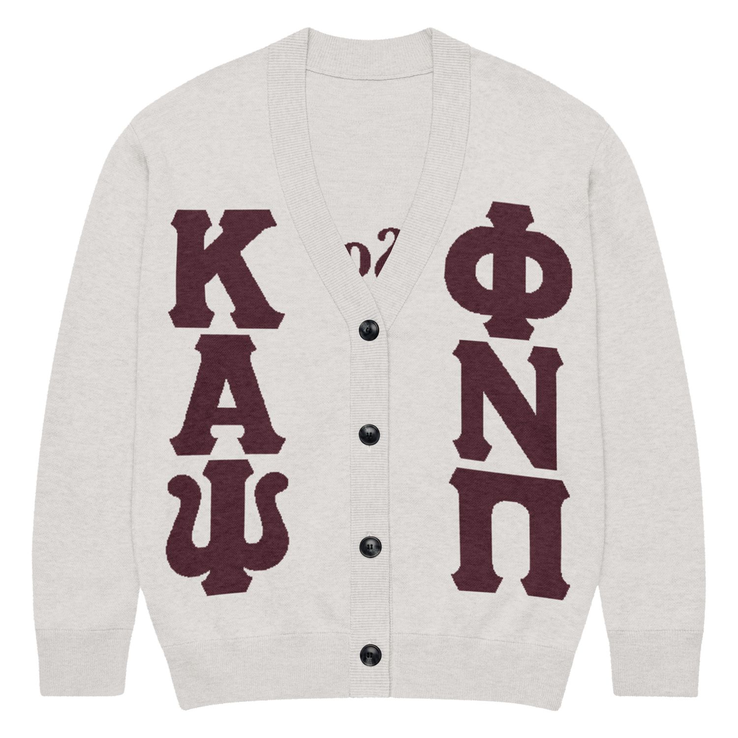 KAPsi and PNP Frat So Nice Knitted cardigan