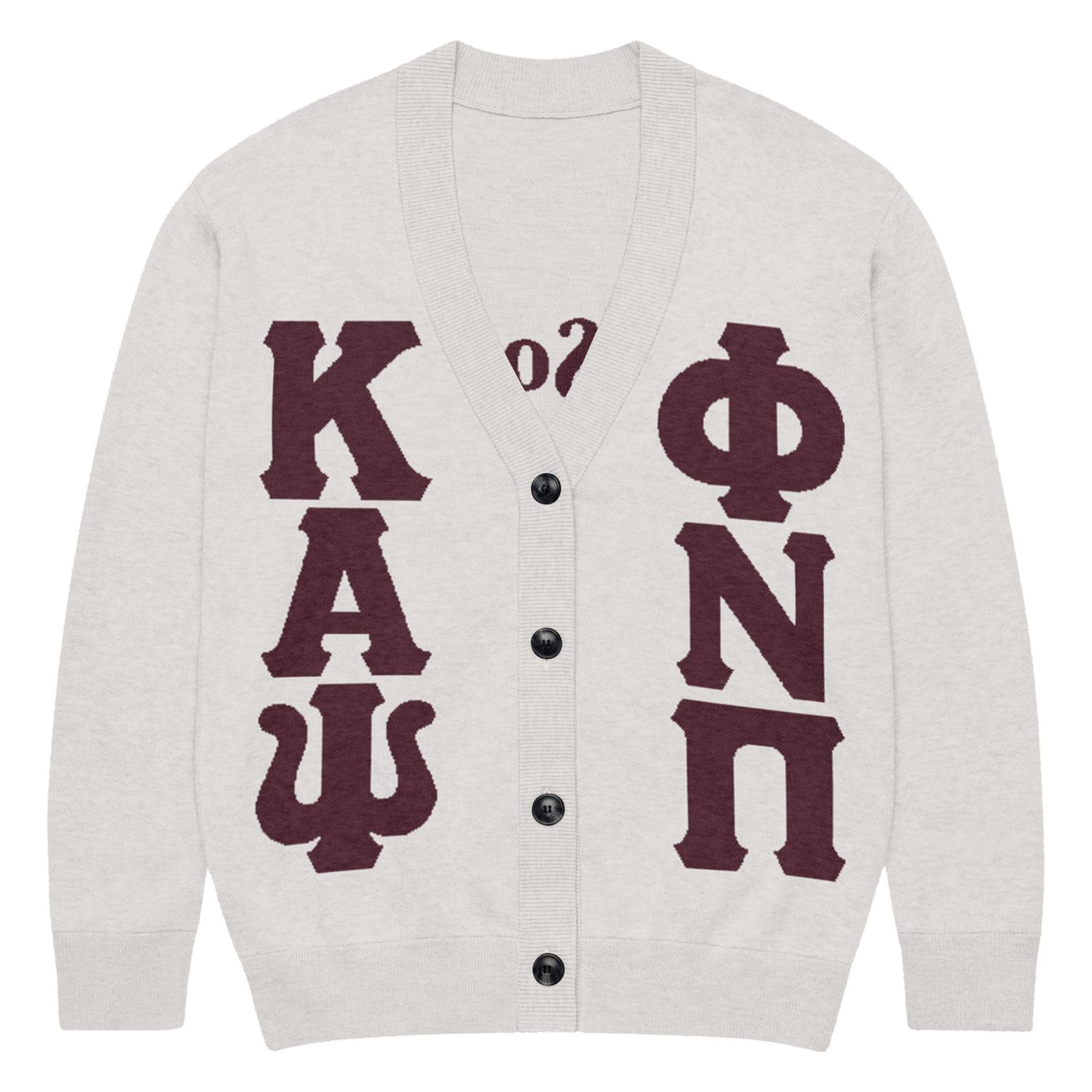 KAPsi and PNP Frat So Nice Knitted cardigan