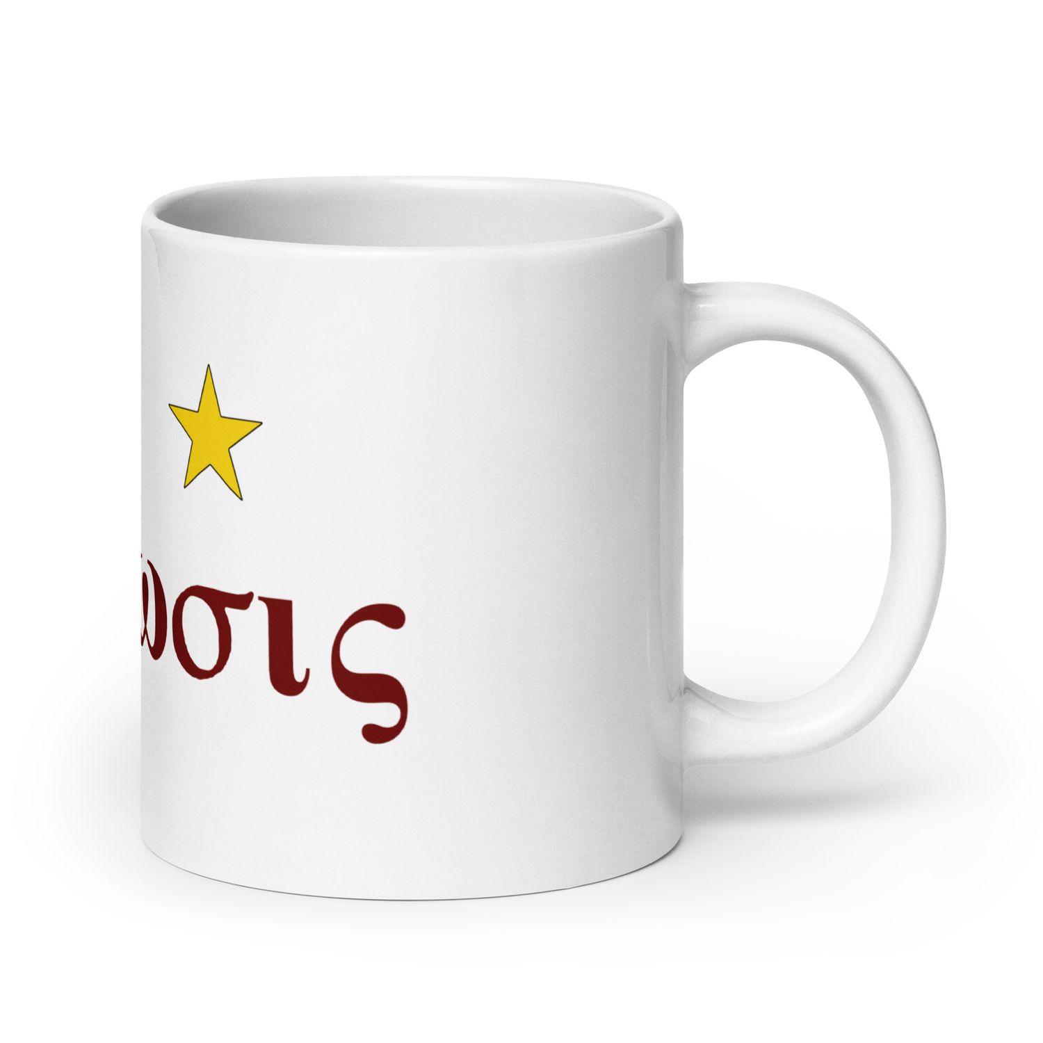 Kappa 3 Star White Glossy Mug