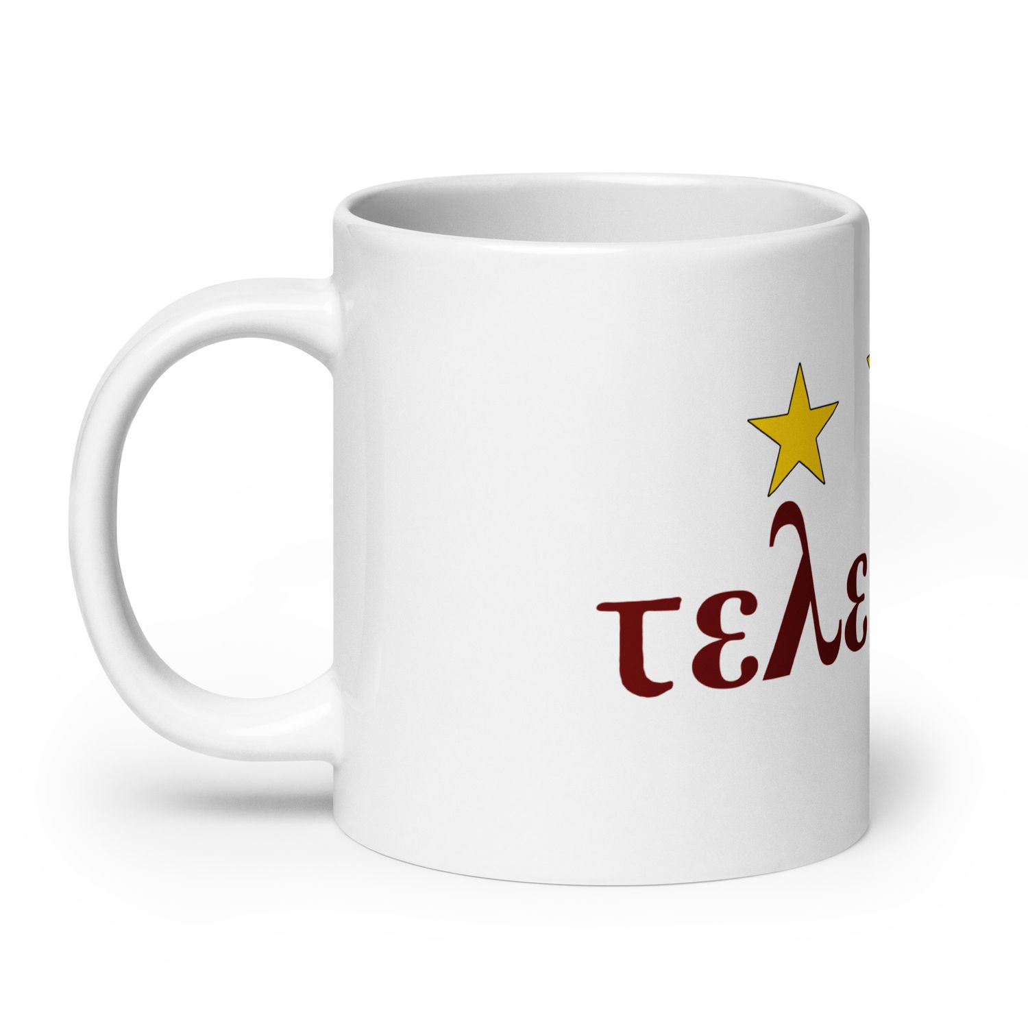Kappa 3 Star White Glossy Mug