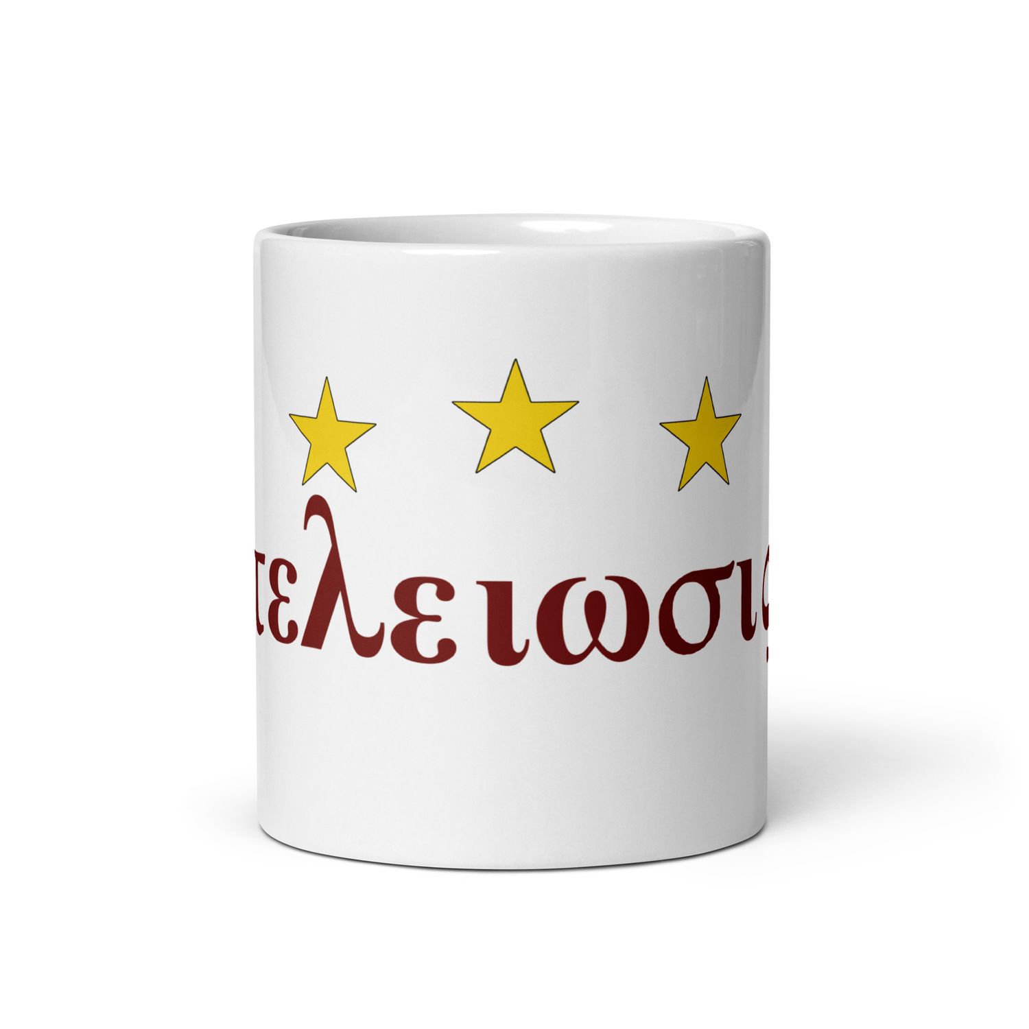 Kappa 3 Star White Glossy Mug