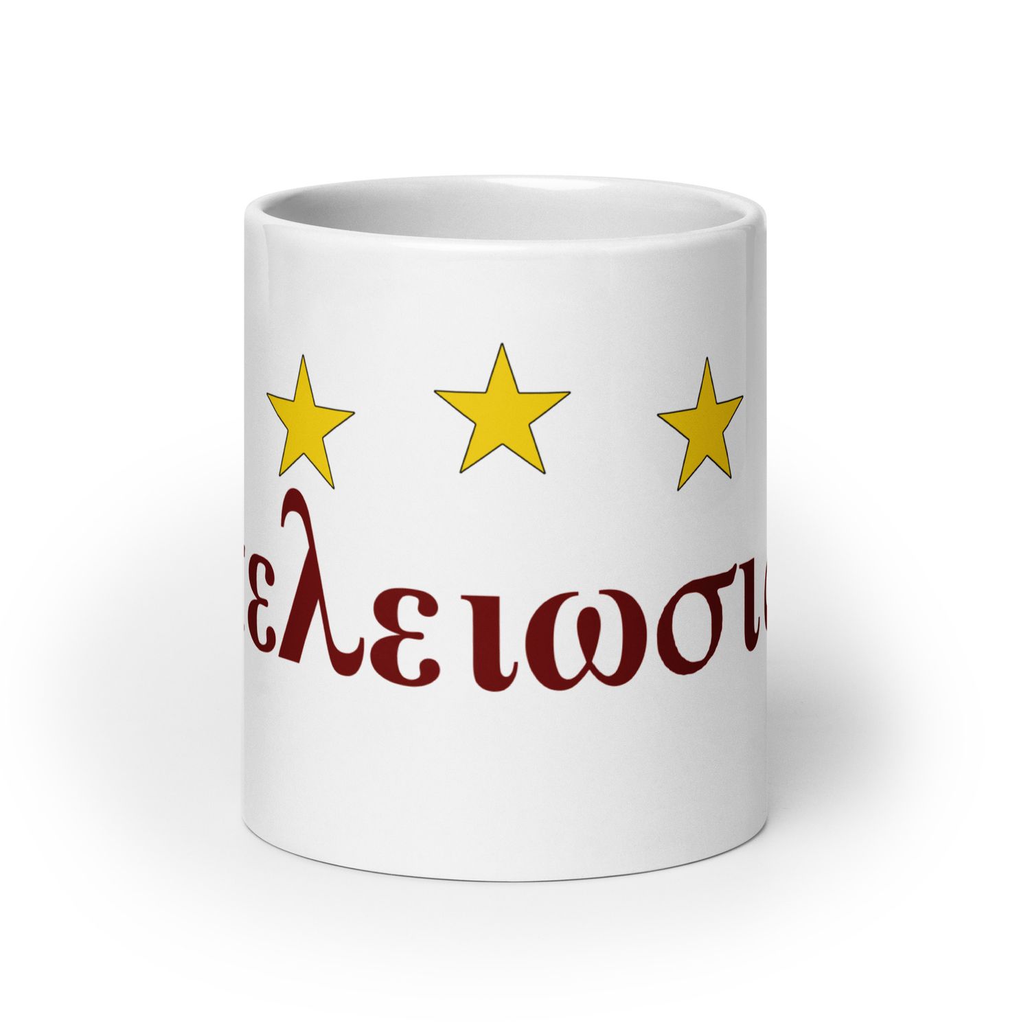 Kappa 3 Star White Glossy Mug