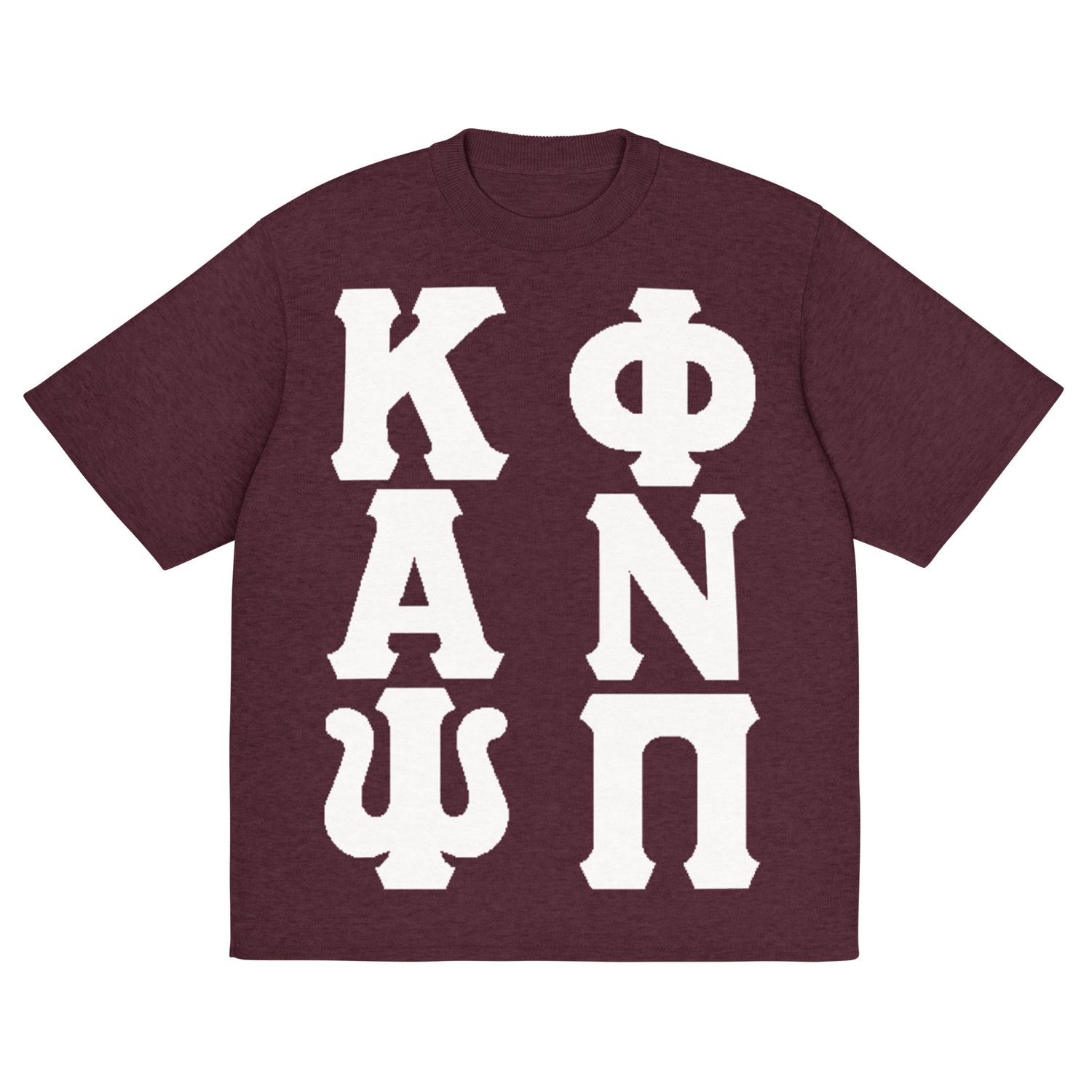 KAPsi PNP Knitted classic tee w/ Diamond on back