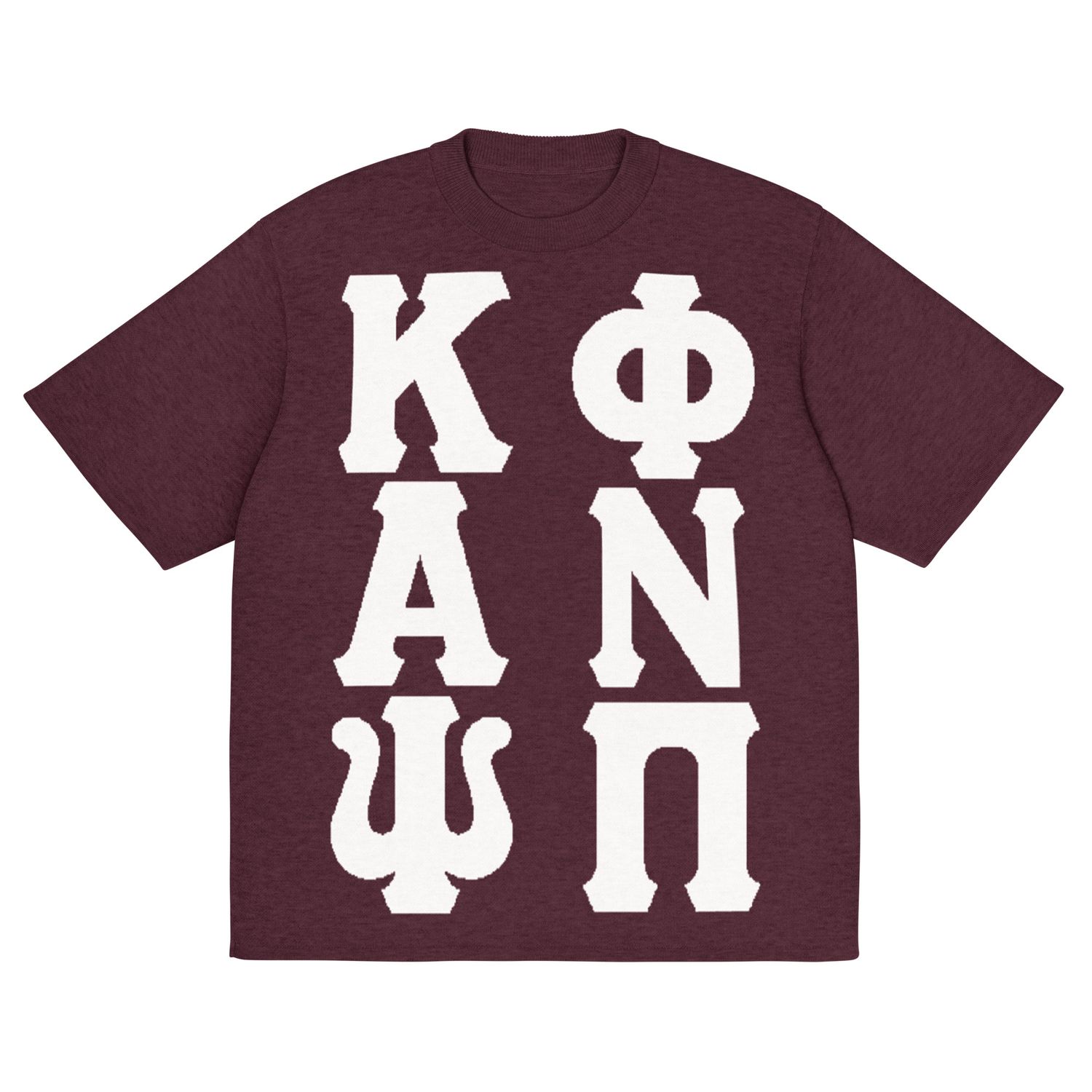 KAPsi PNP Knitted classic tee w/ Diamond on back