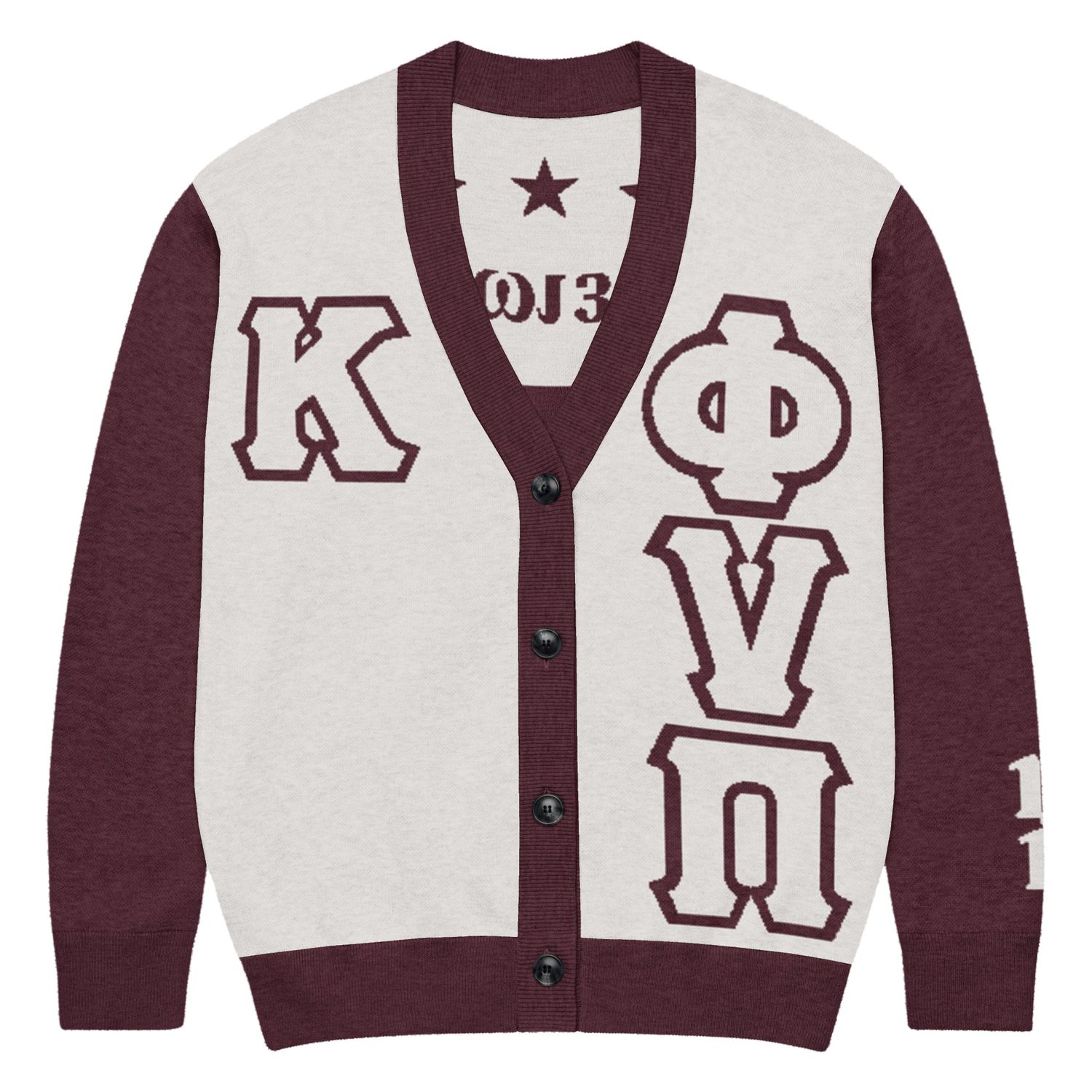 Phi V Pi Knitted Kardigan
