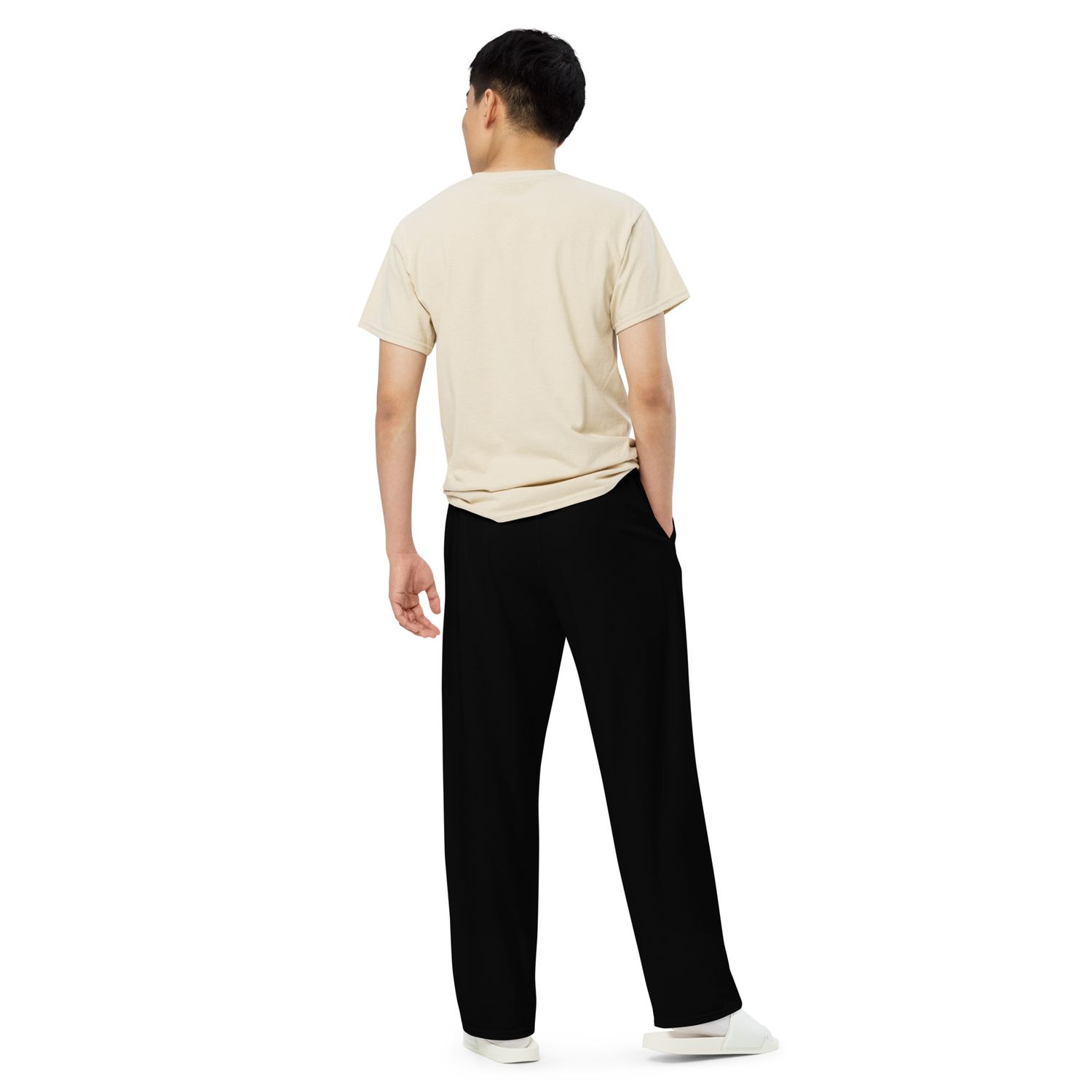 Phi Nu Pi Black wide-leg pants