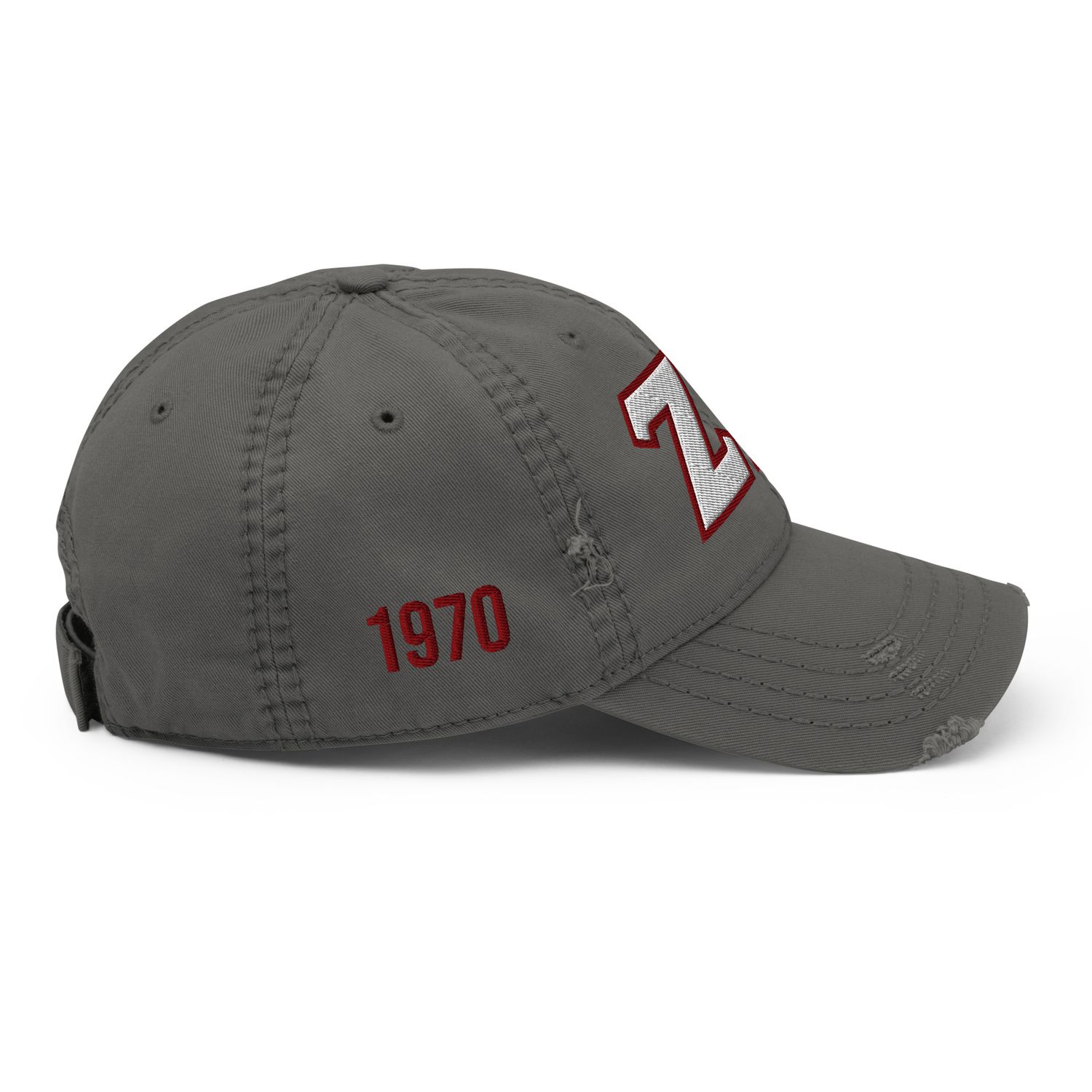 Zeta Delta Distressed Dad Hat