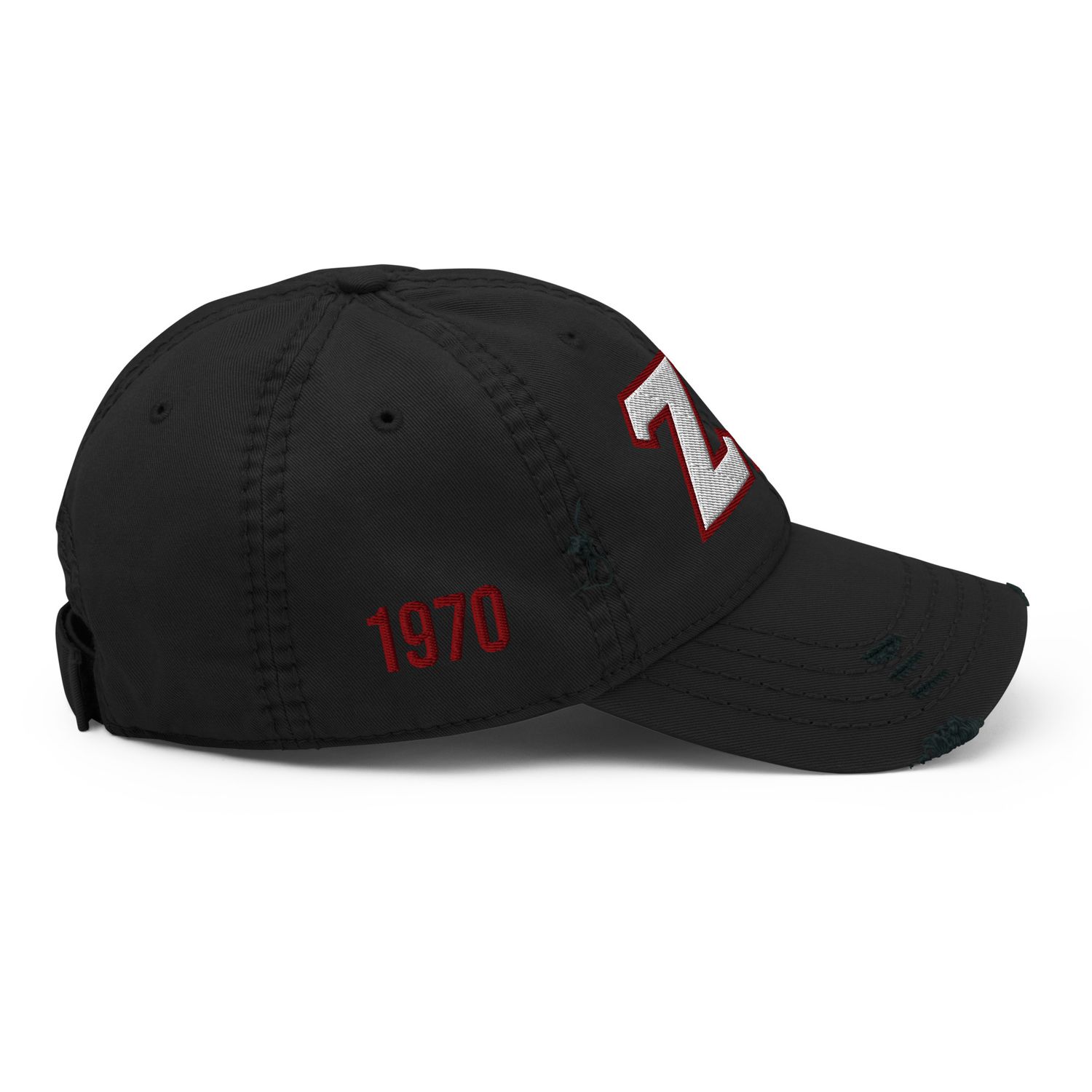 Zeta Delta Distressed Dad Hat