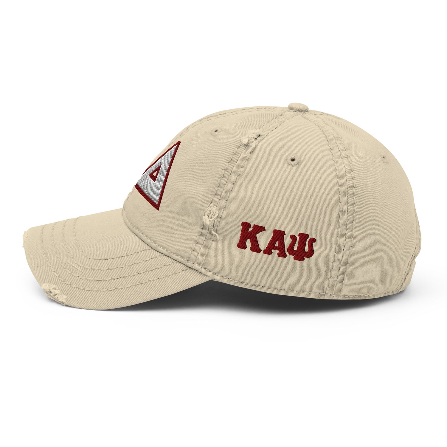 Zeta Delta Distressed Dad Hat