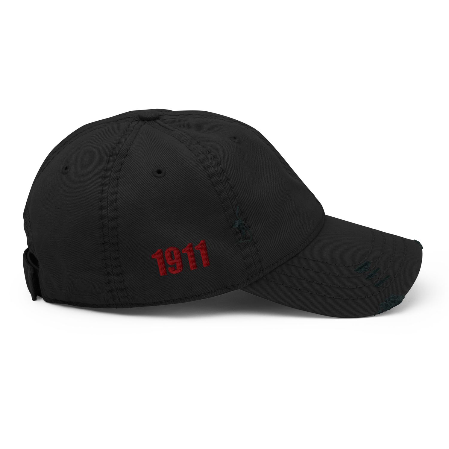 Left Side Kappa Distressed Dad Hat