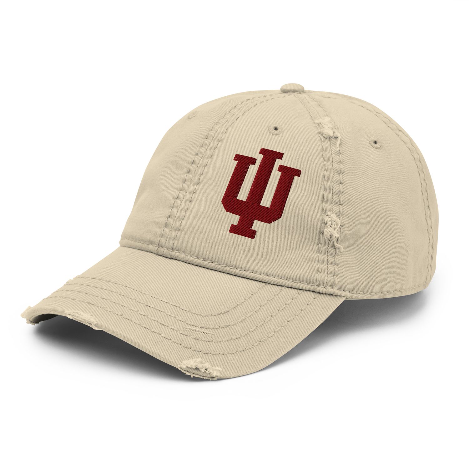 Left Side Kappa Distressed Dad Hat