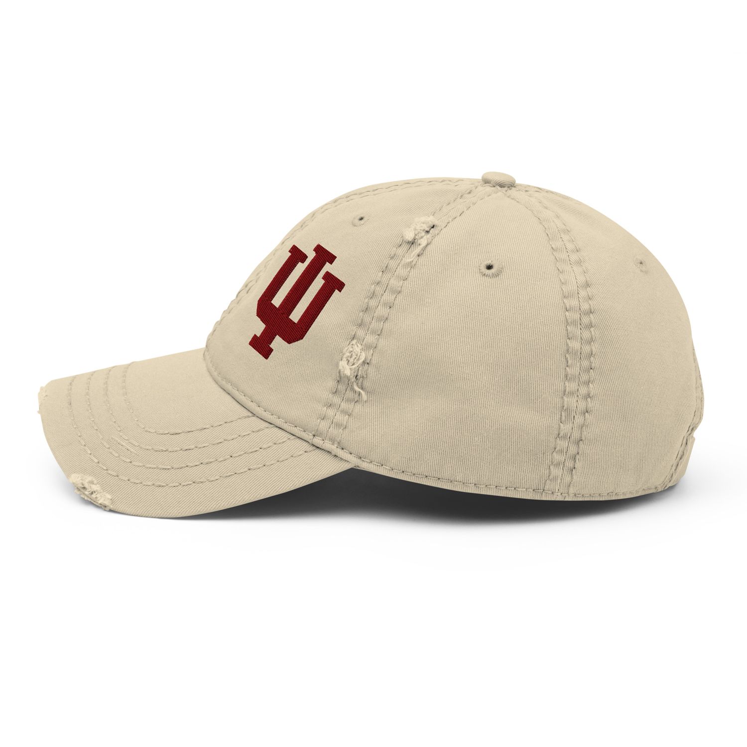 Left Side Kappa Distressed Dad Hat